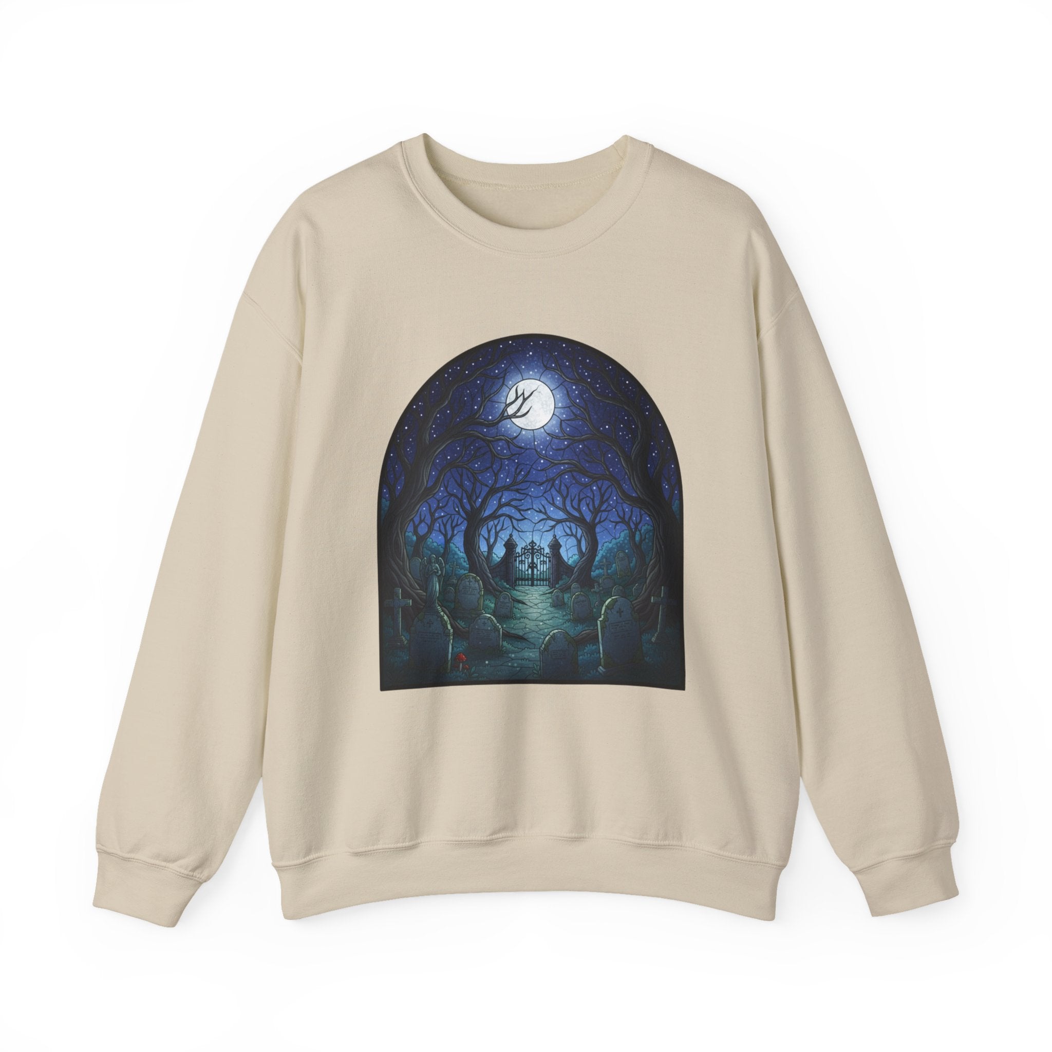 Moonlit Graveyard Crewneck Sweatshirt