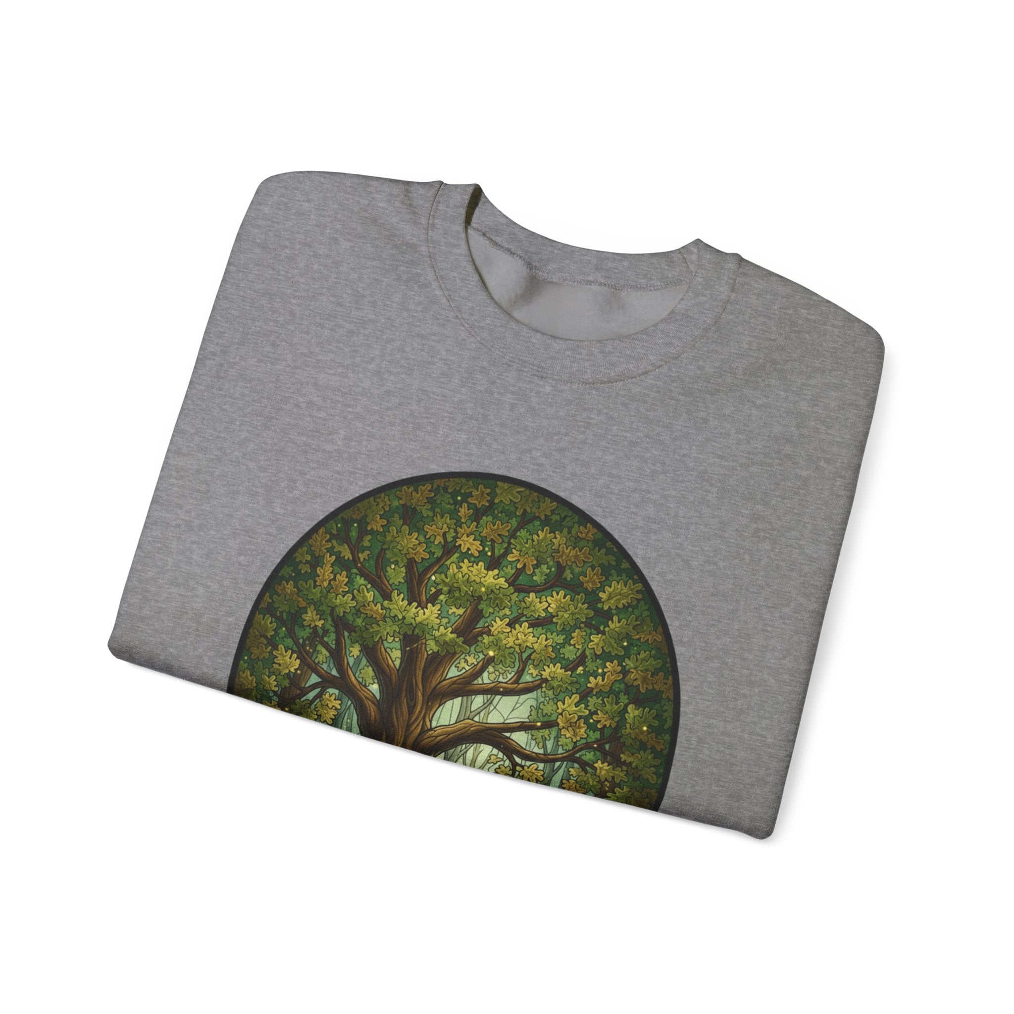 Enchanted Forest Tree Sweatshirt | Mystical Woodland Crewneck
