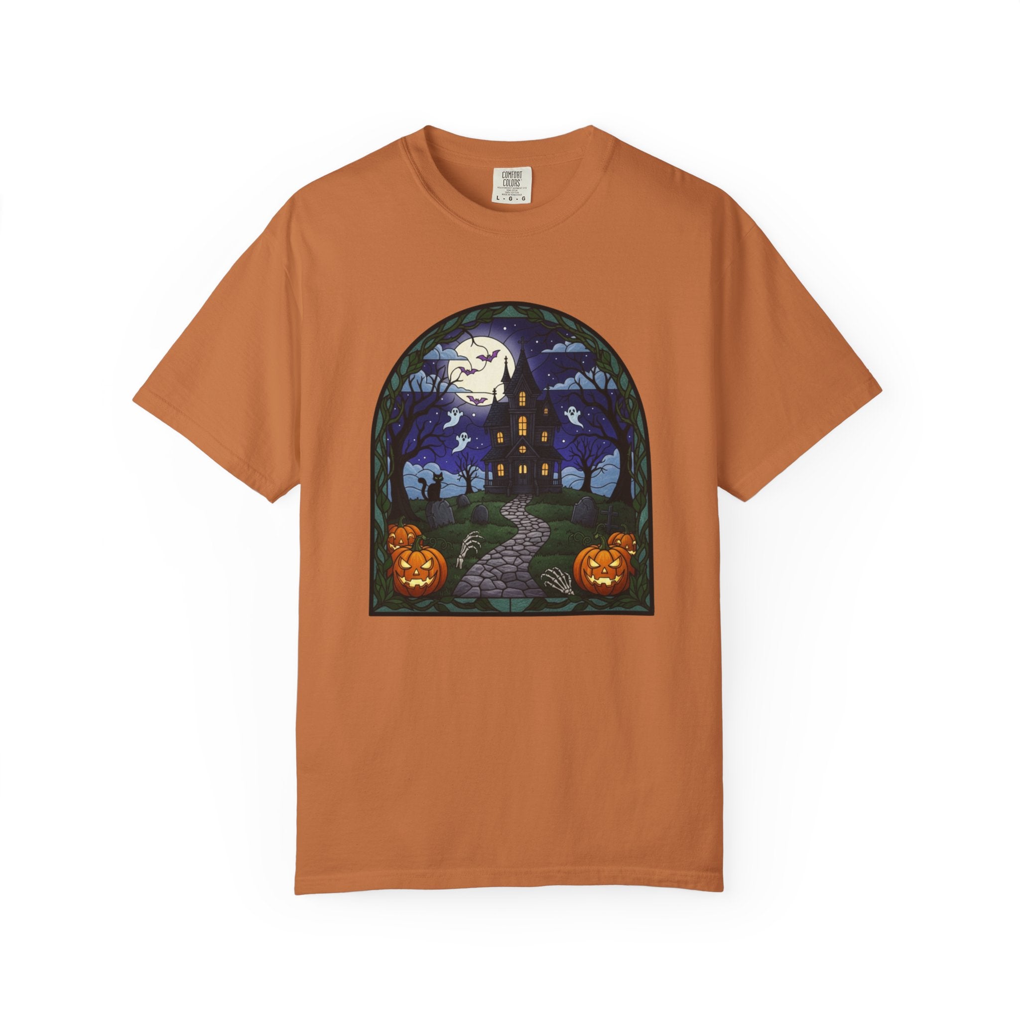 Halloween Haunted House T-Shirt | Spooky Night Tee