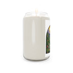 Celestial Houseplant Garden Stained Glass Art Scented Soy Candle 13.75 oz