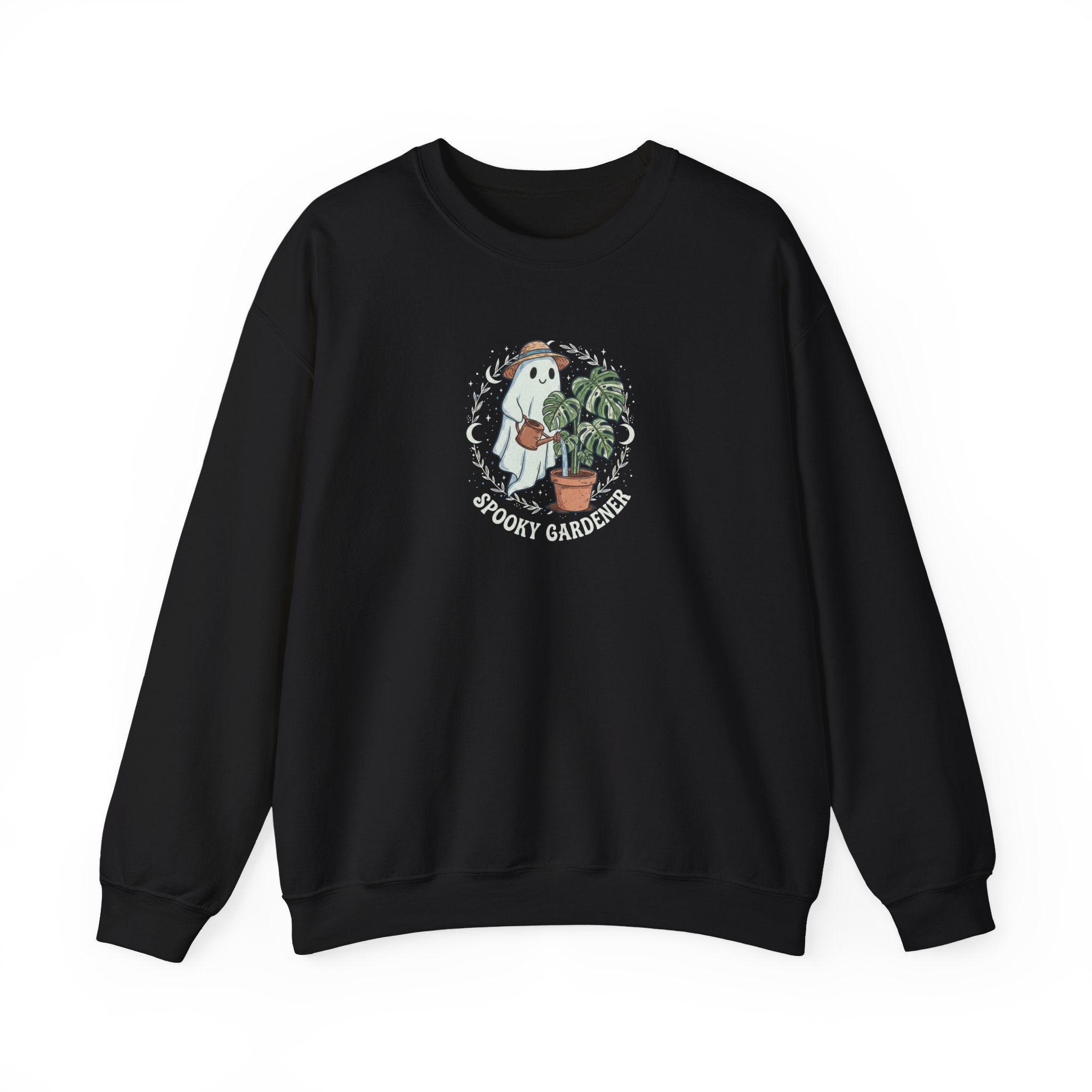 Spooky Gardener Sweatshirt | Ghost Plant Lover Crewneck
