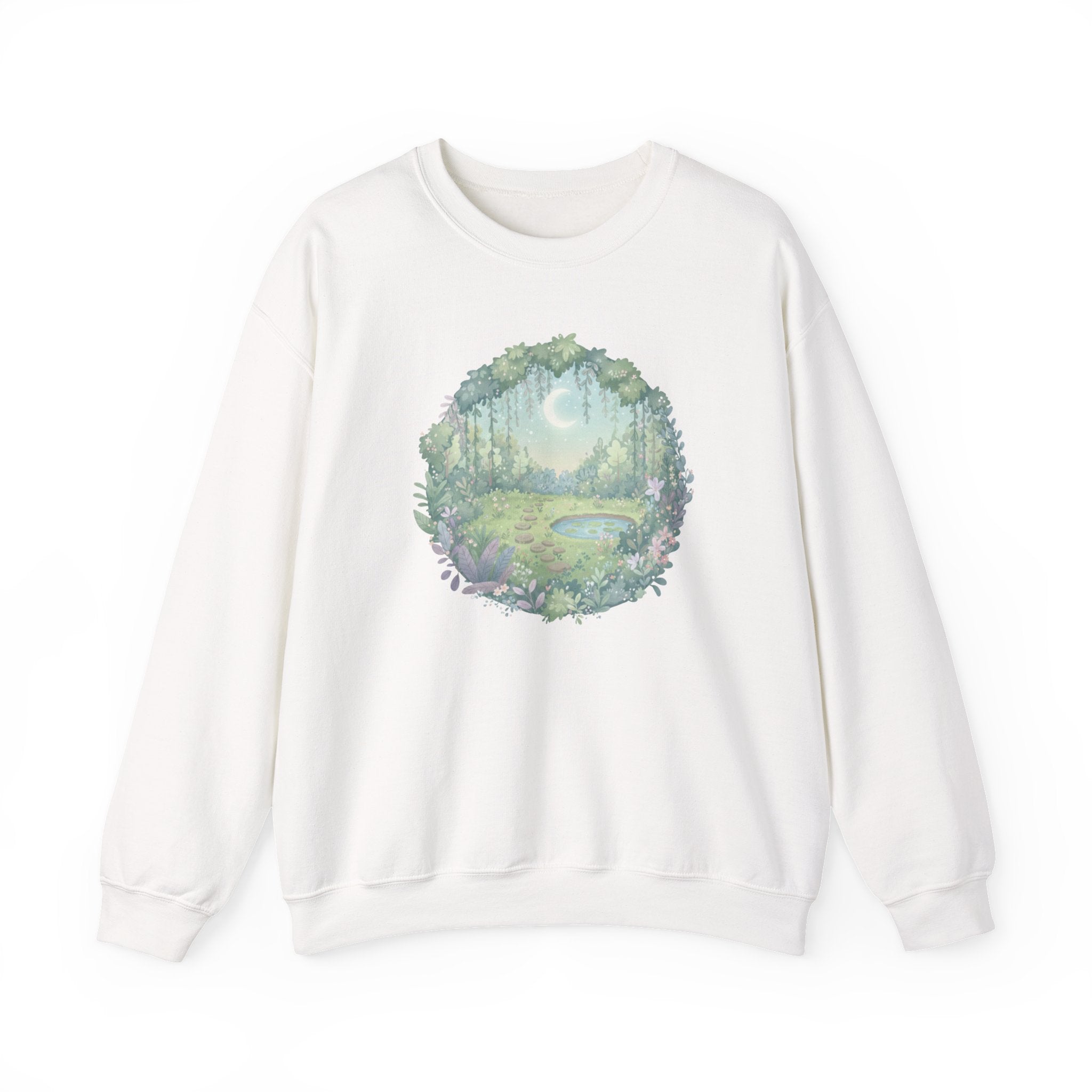 Moonlit Pond Crewneck Sweatshirt
