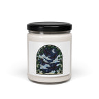 Moonlit Stained Glass Bats & Pothos Scented Soy Candle 9 oz