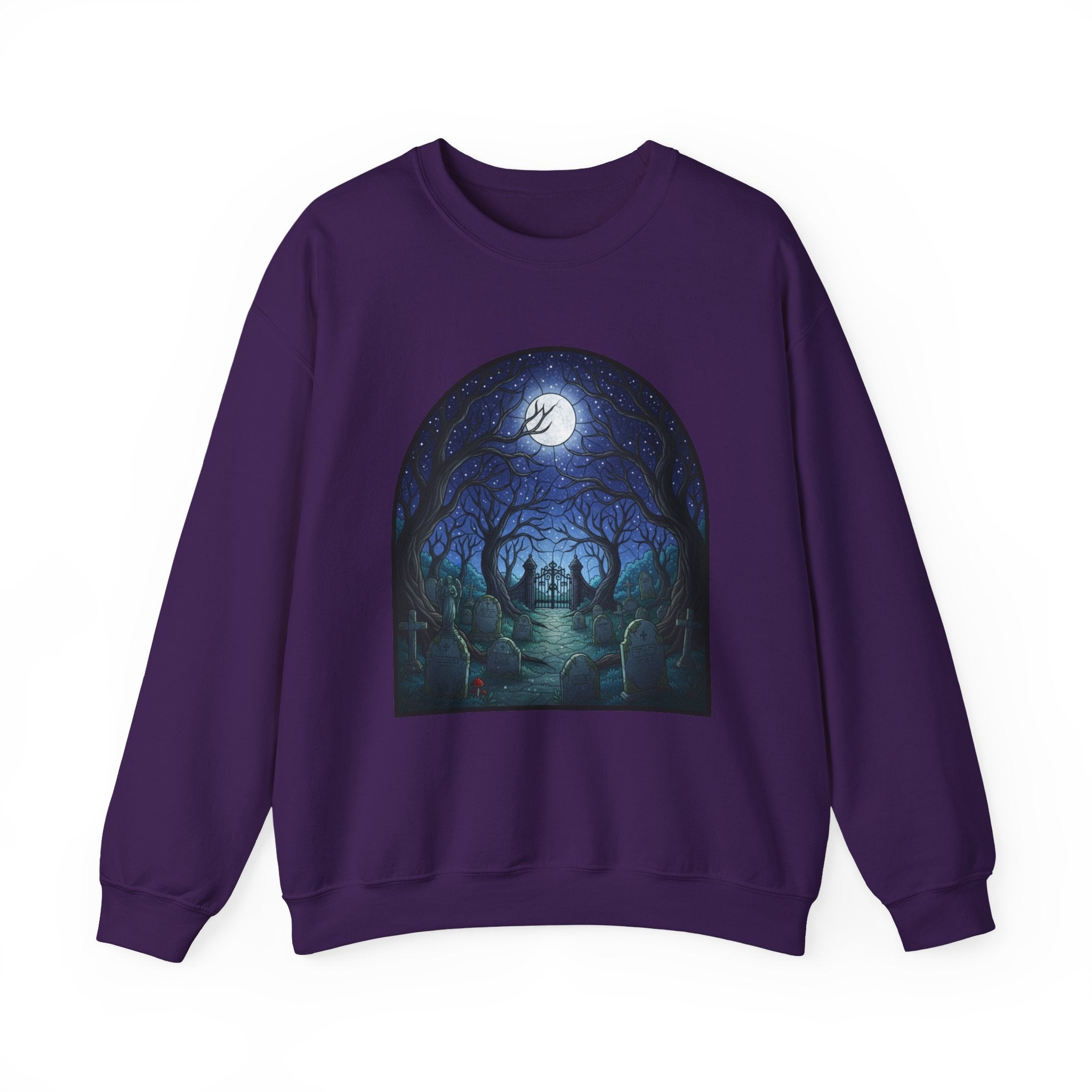 Moonlit Graveyard Crewneck Sweatshirt