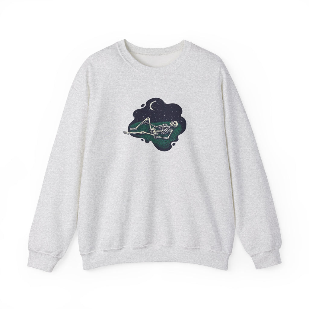 Stargazing Skeleton Crewneck Sweatshirt