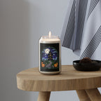 Haunted House Halloween Stained Glass Art Soy Candle 13.75 oz