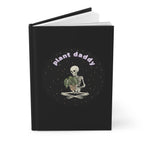 "Plant Daddy" Skeleton Hardcover Journal | Gothic Plant Lover Notebook