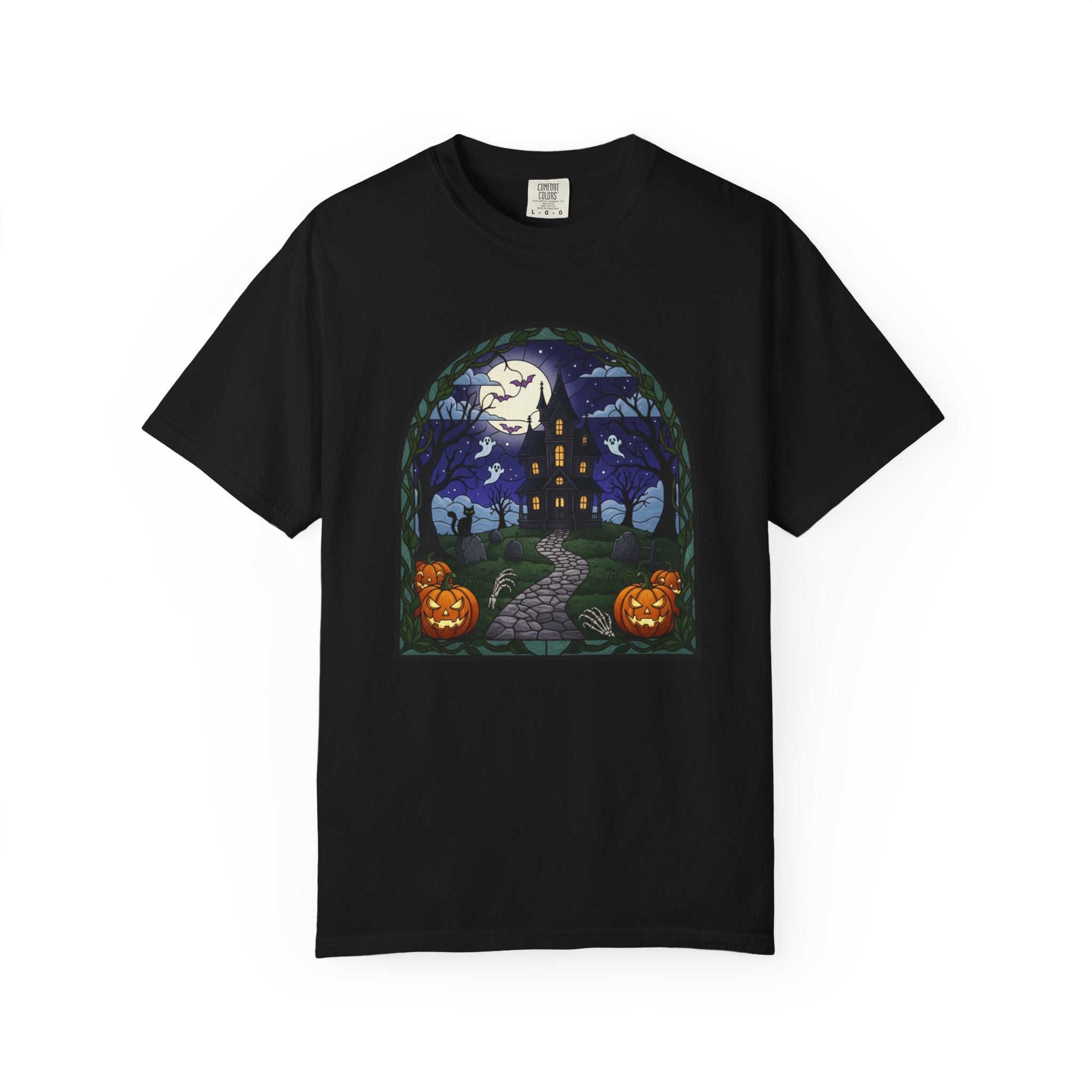 Halloween Haunted House T-Shirt | Spooky Night Tee