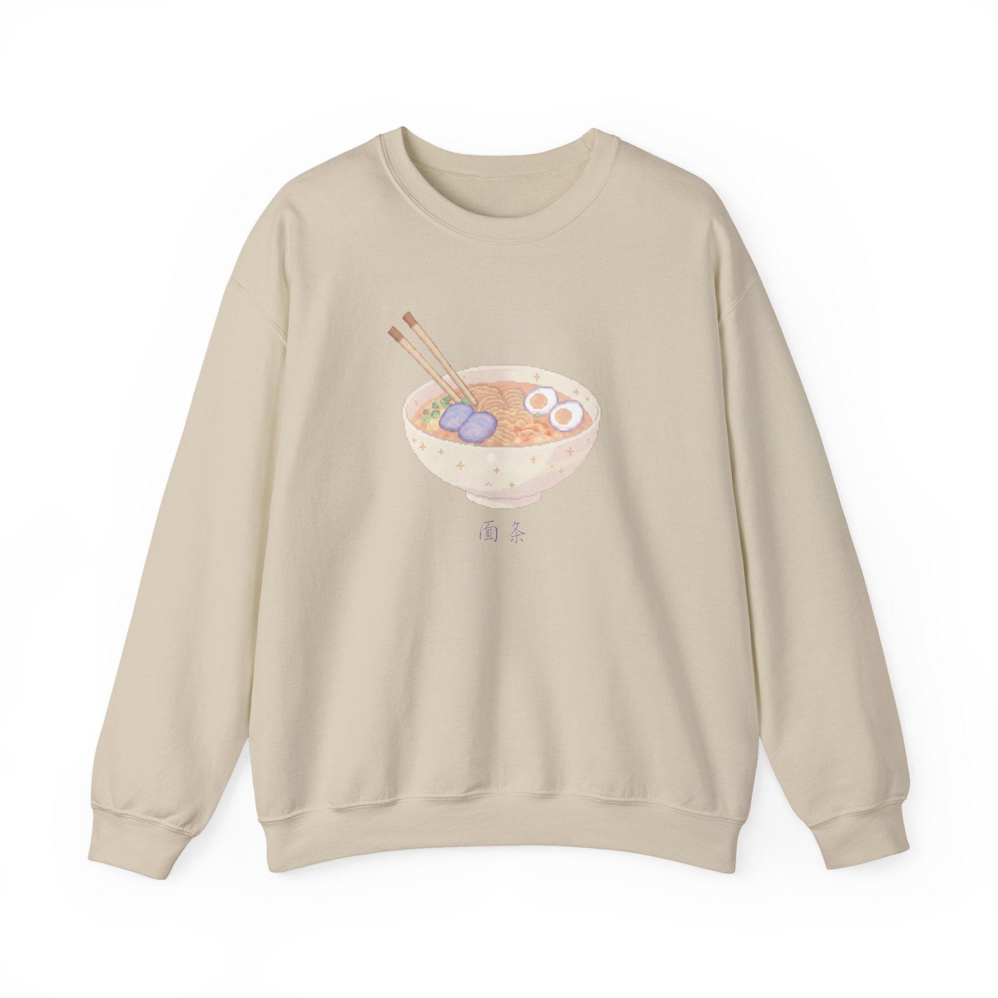 Pixelated Ramen Bowl Crewneck Sweatshirt