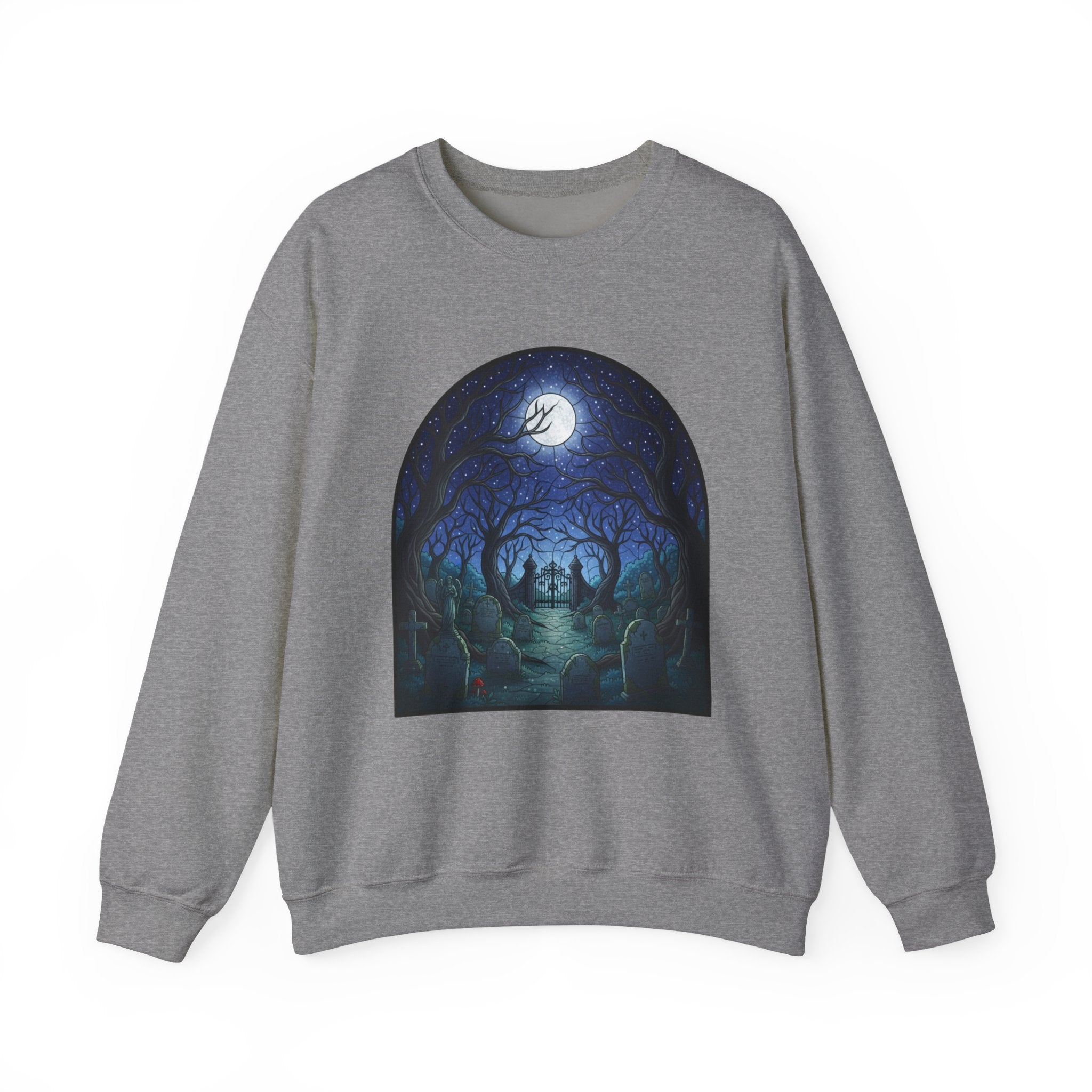Moonlit Graveyard Crewneck Sweatshirt