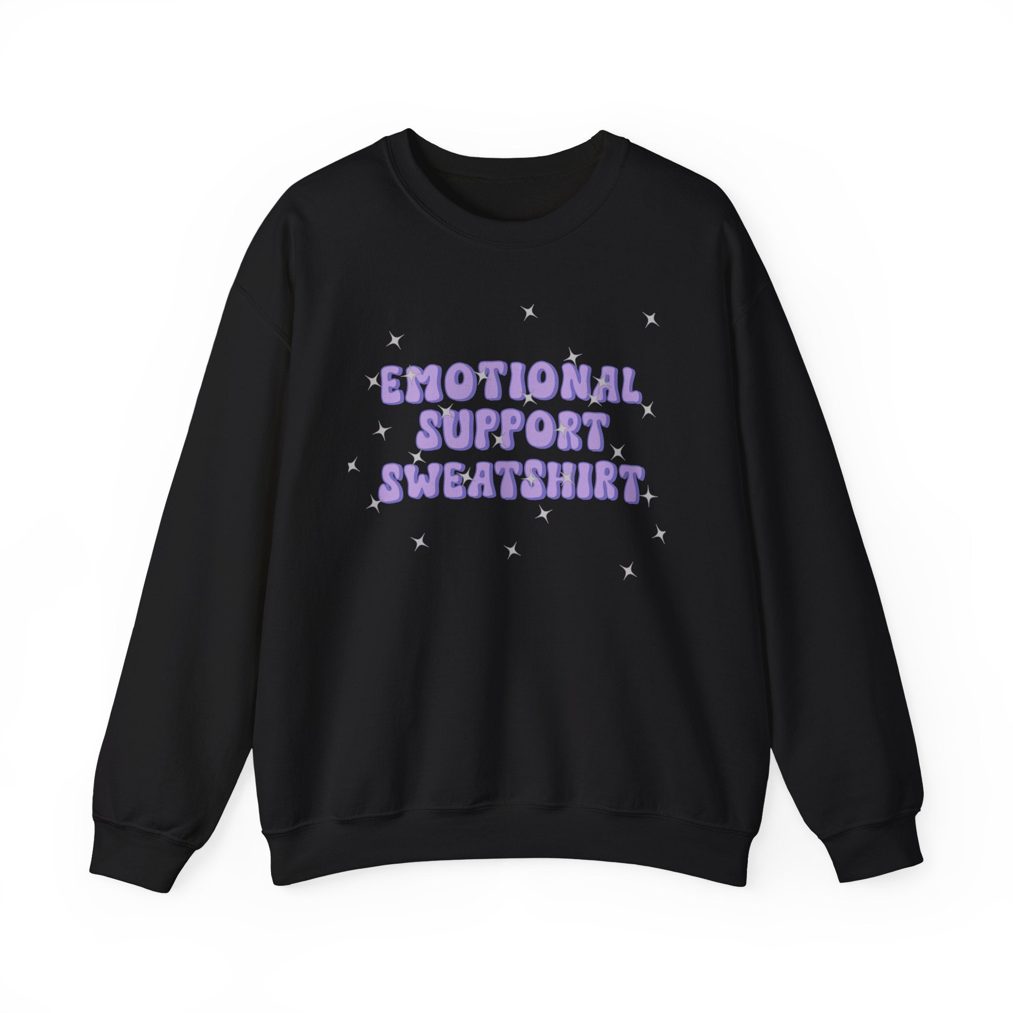 Emotional Support Sweatshirt | Cozy Crewneck Pullover for Comfort & Self-Care