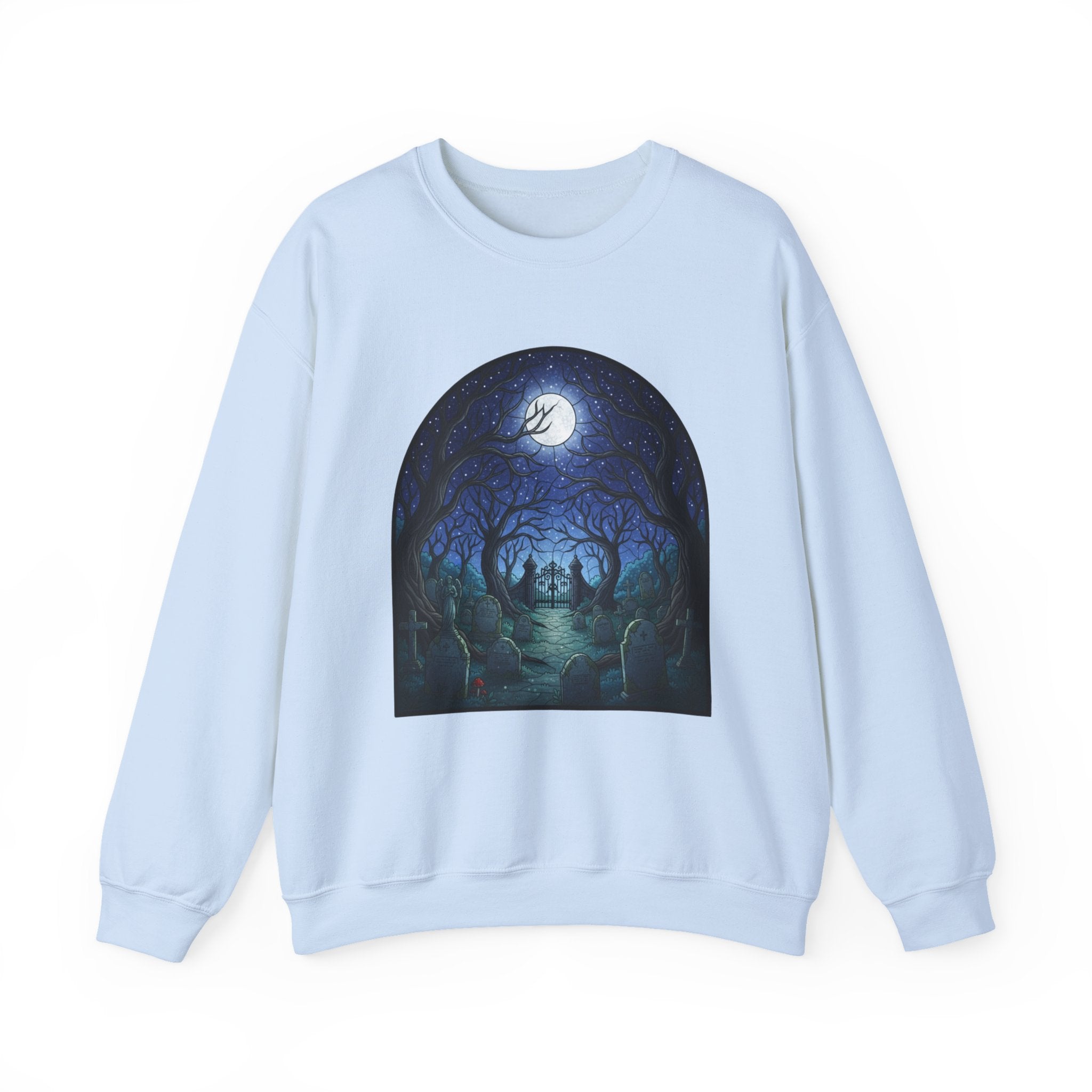 Moonlit Graveyard Crewneck Sweatshirt