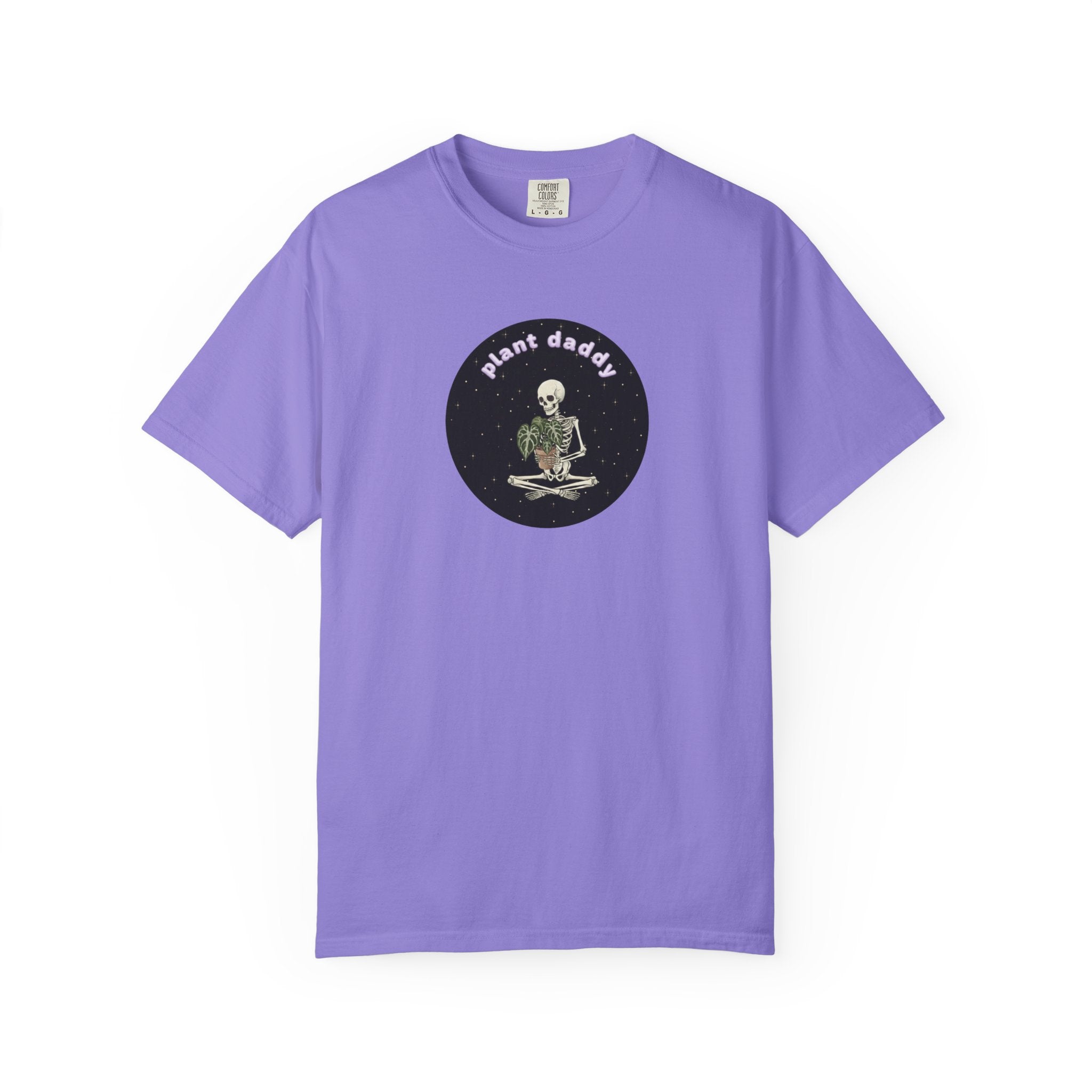 Plant Daddy T-Shirt | Skeleton Holding Plant Tee