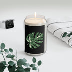 Monstera Thai Constellation Leaf Scented Soy Candle | 13.75oz Aromatherapy Candle for Home Décor