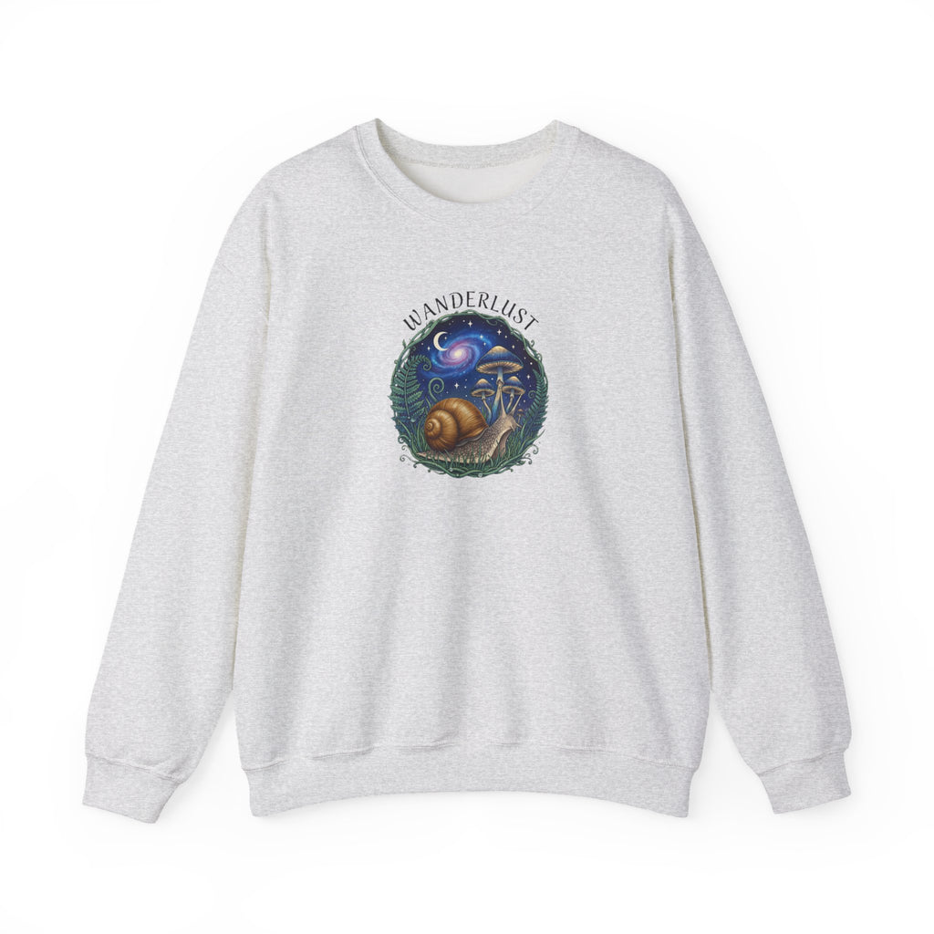 Snail Wanderlust Crewneck Sweatshirt | Cozy Pullover