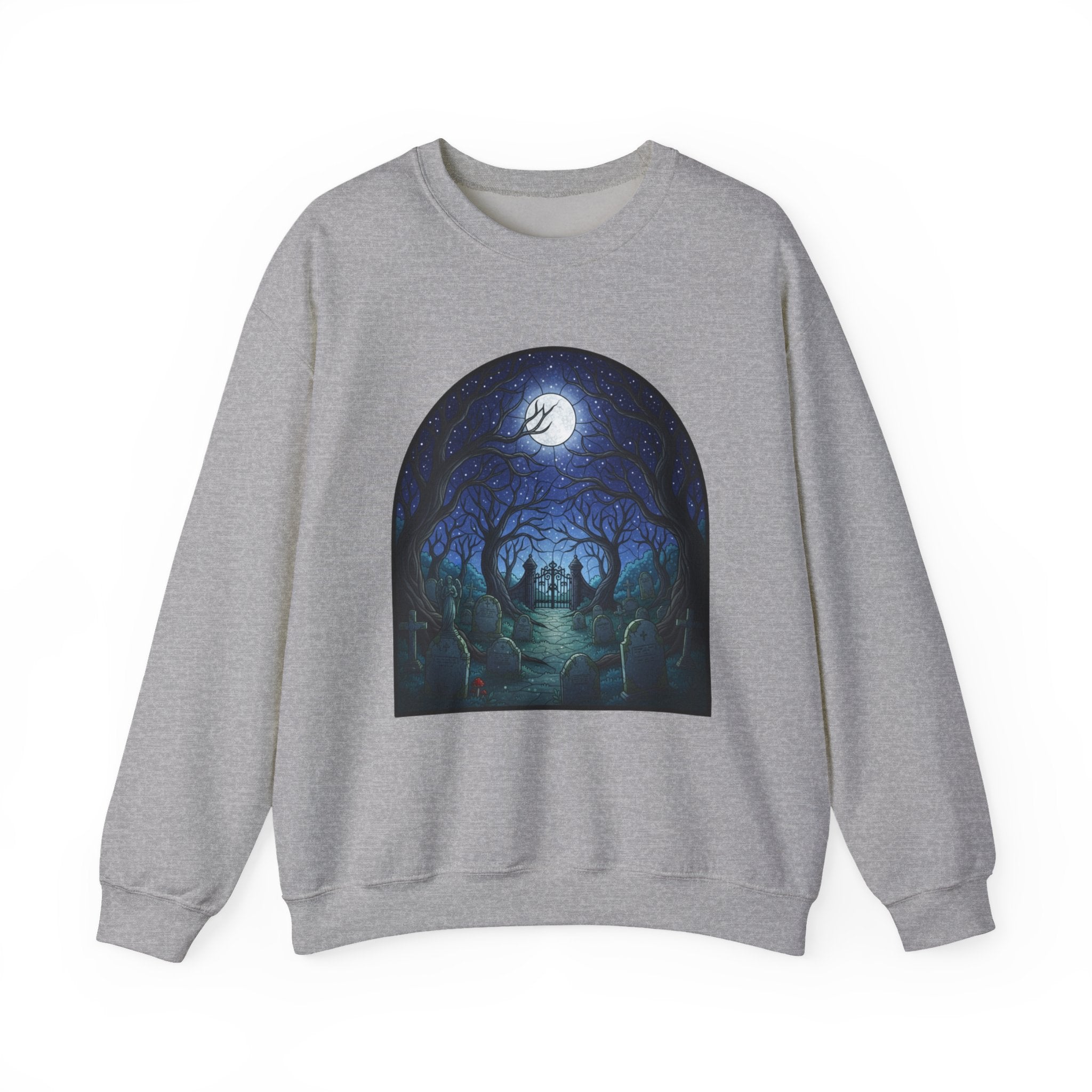 Moonlit Graveyard Crewneck Sweatshirt