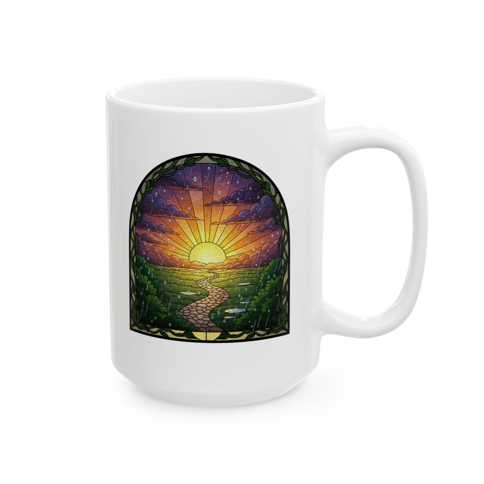 Rainy Sunset Mug Coffee Cup (11oz/15oz)