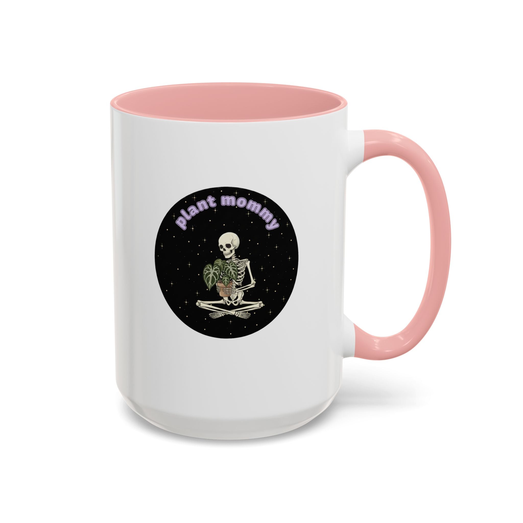 Plant Mommy Coffee Mug | Skeleton with Potted Plant (11/15oz)