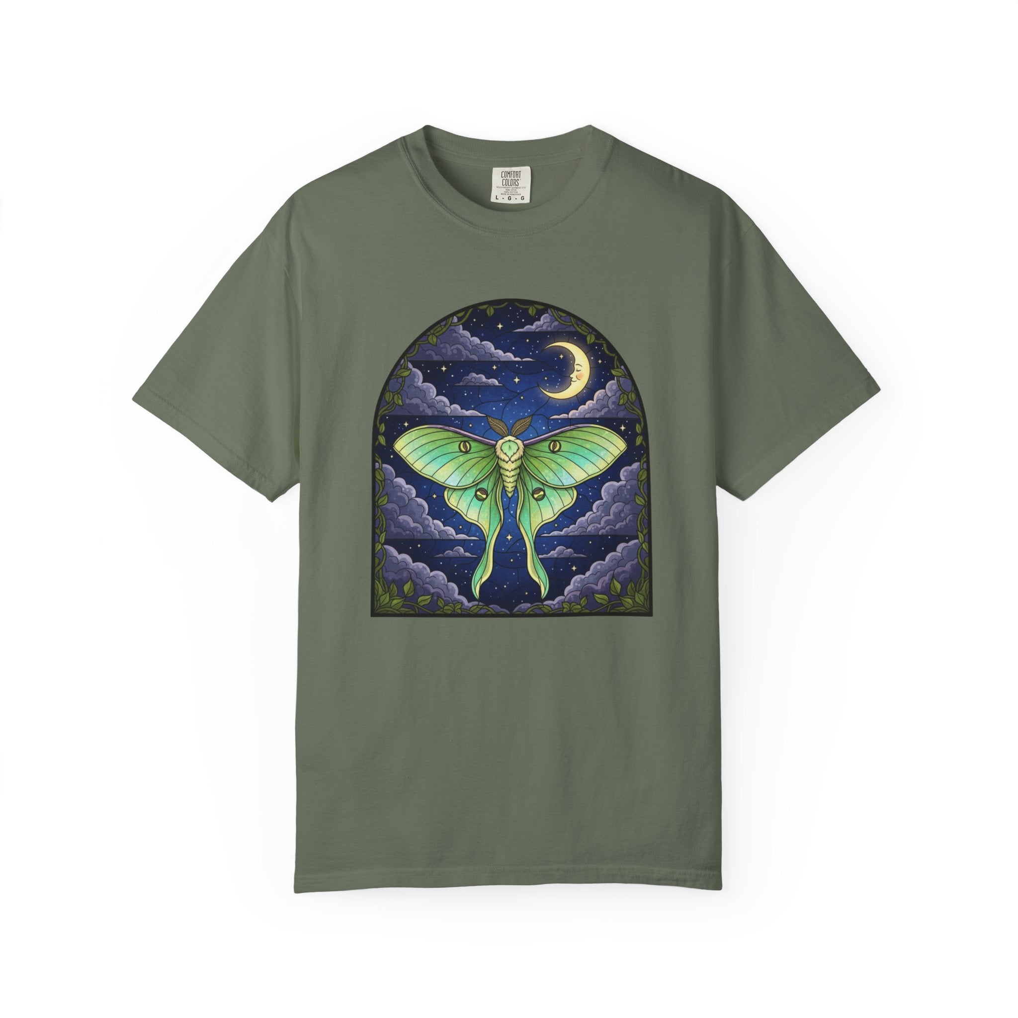 Luna Moth Stained Glass T-Shirt