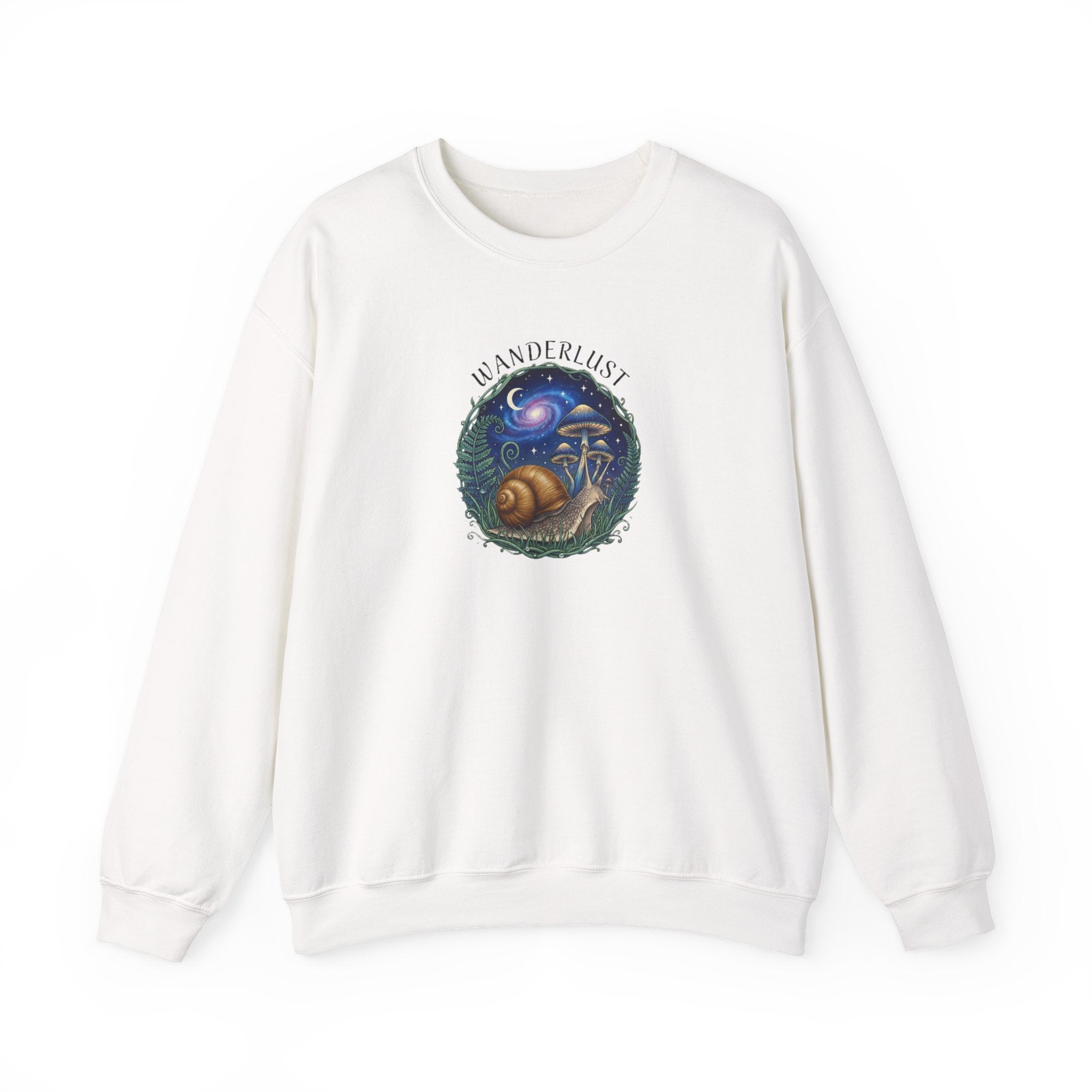 Snail Wanderlust Crewneck Sweatshirt | Cozy Pullover