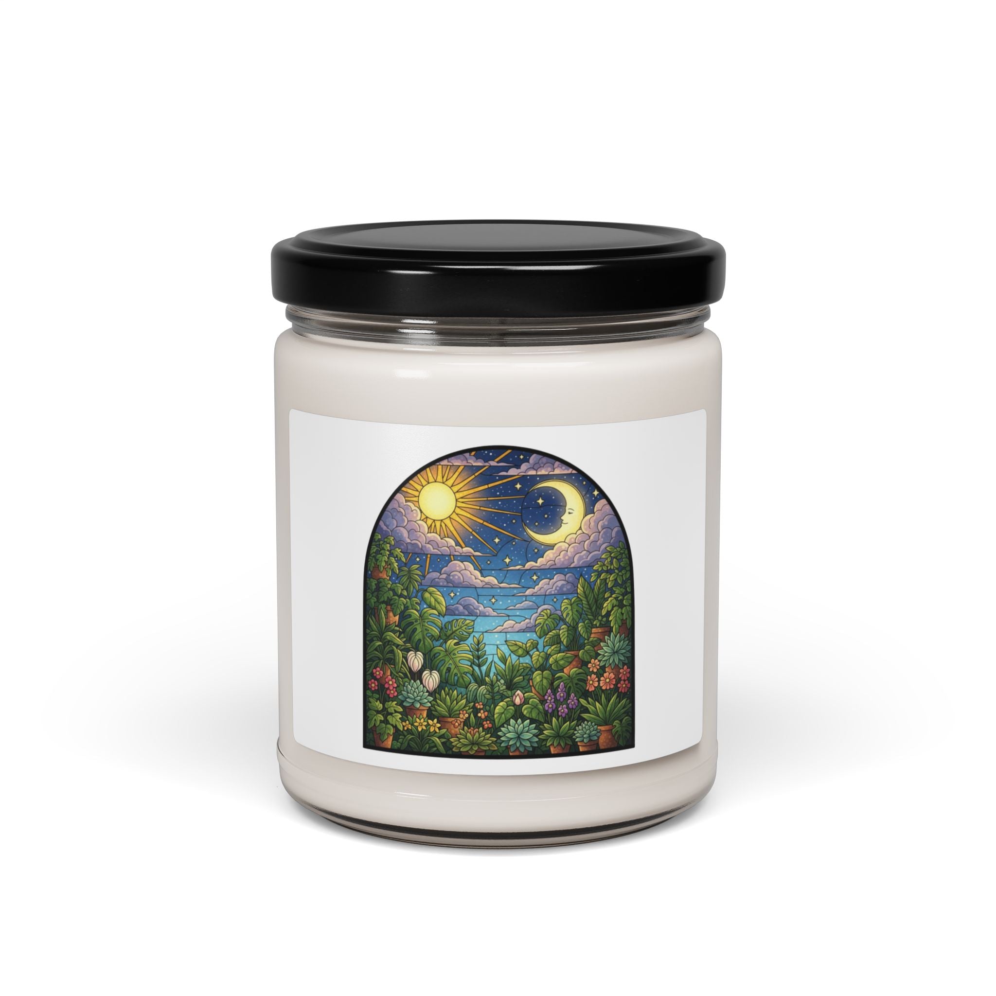 Celestial Houseplant Garden Scented Soy Candle 9oz