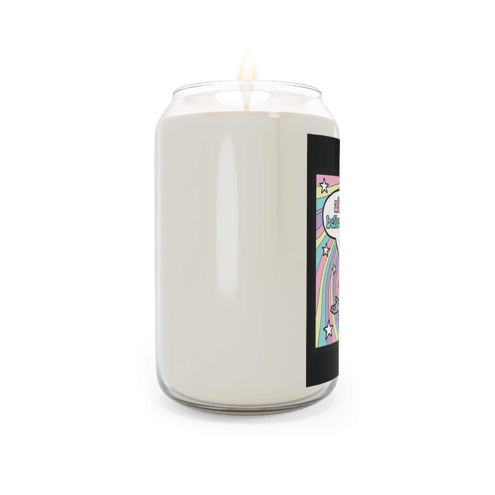 "Aliens Don't Believe in You Either" Scented Soy Candle 13.75 oz