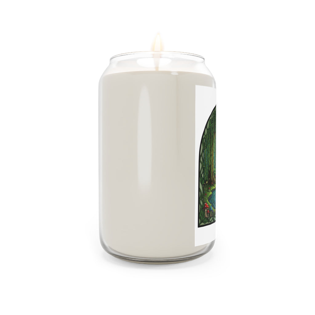 Koi Fish Pond in Willow Tree Forest Scented Candle 13.75oz