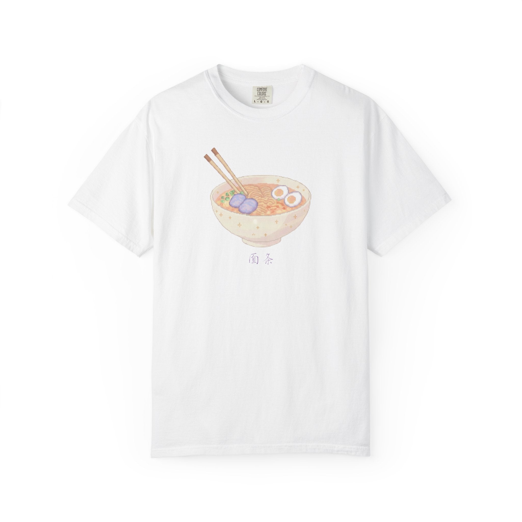Pixelated Ramed Bowl T-Shirt