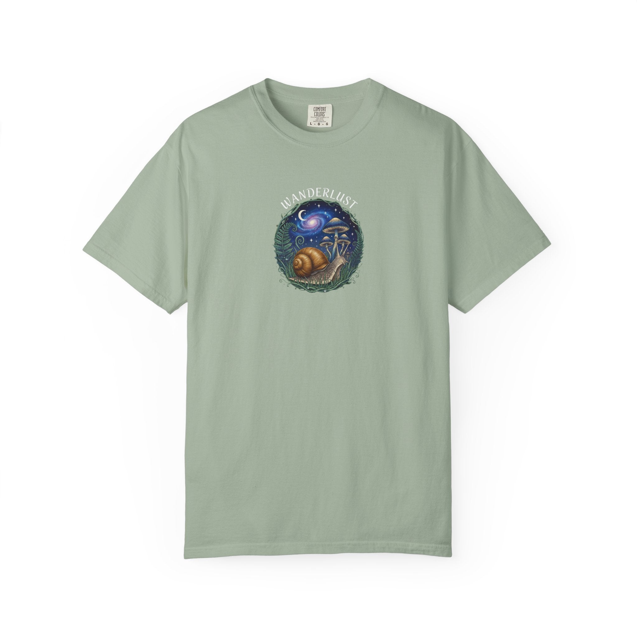 Snail Wanderlust T-Shirt | Cosmic Snail Graphic Tee
