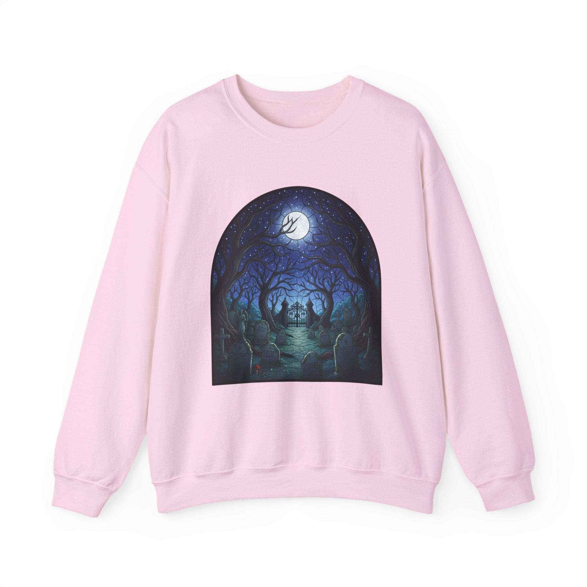 Moonlit Graveyard Crewneck Sweatshirt