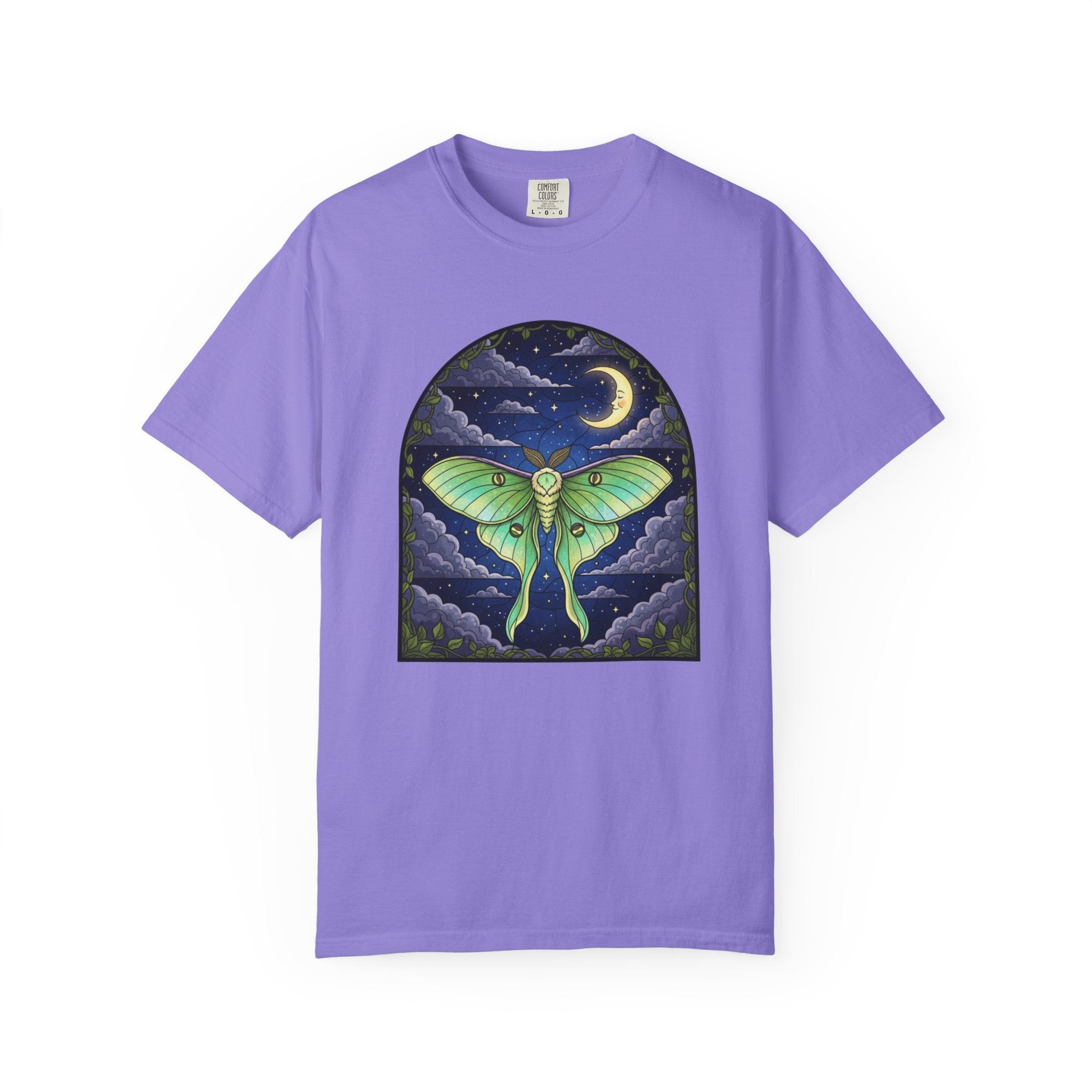 Luna Moth Stained Glass T-Shirt