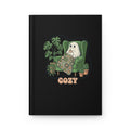 Cozy Ghost Hardcover Journal | Cute Plant Lover Notebook