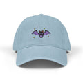 Embroidered Bat Denim Hat | Halloween Casual Cap