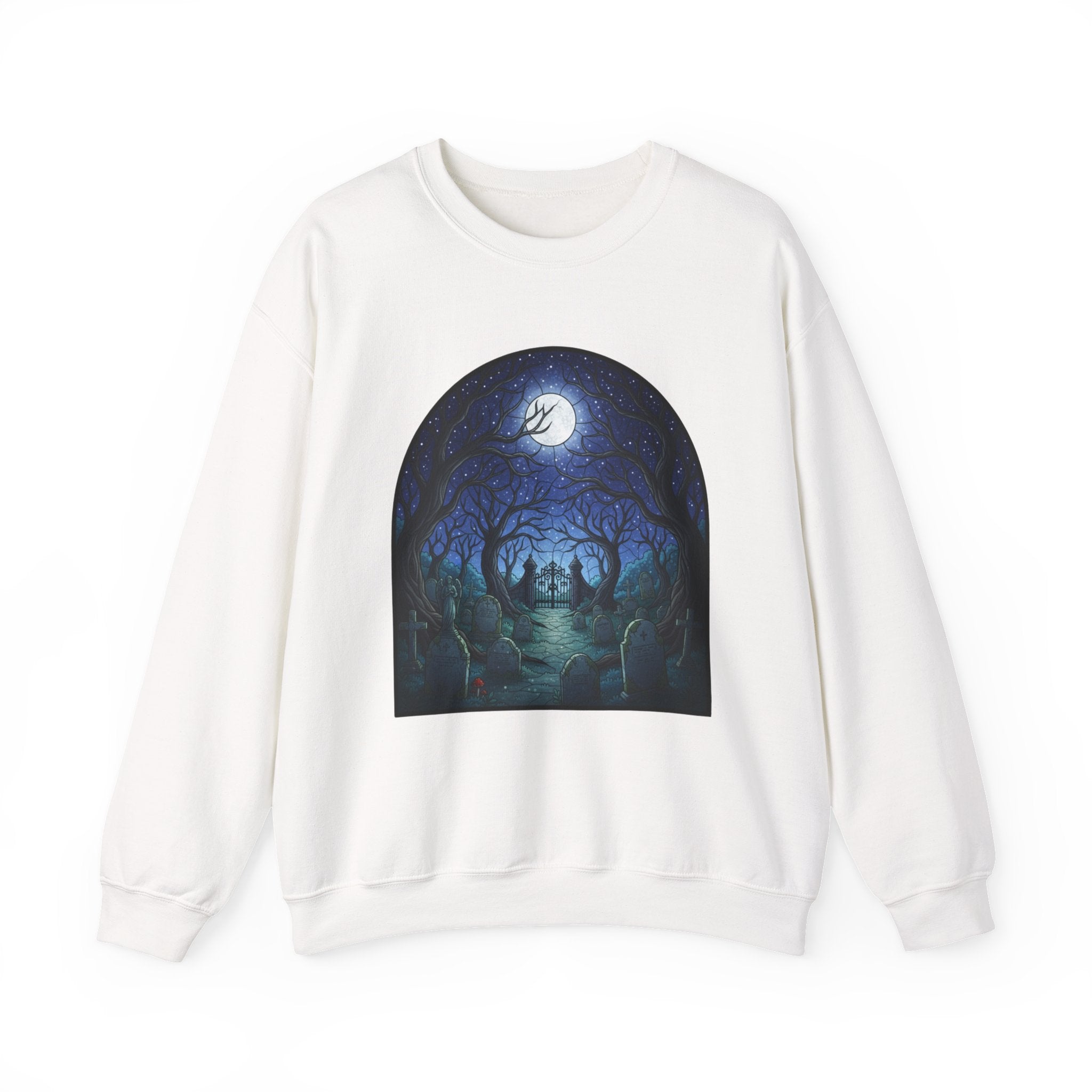 Moonlit Graveyard Crewneck Sweatshirt