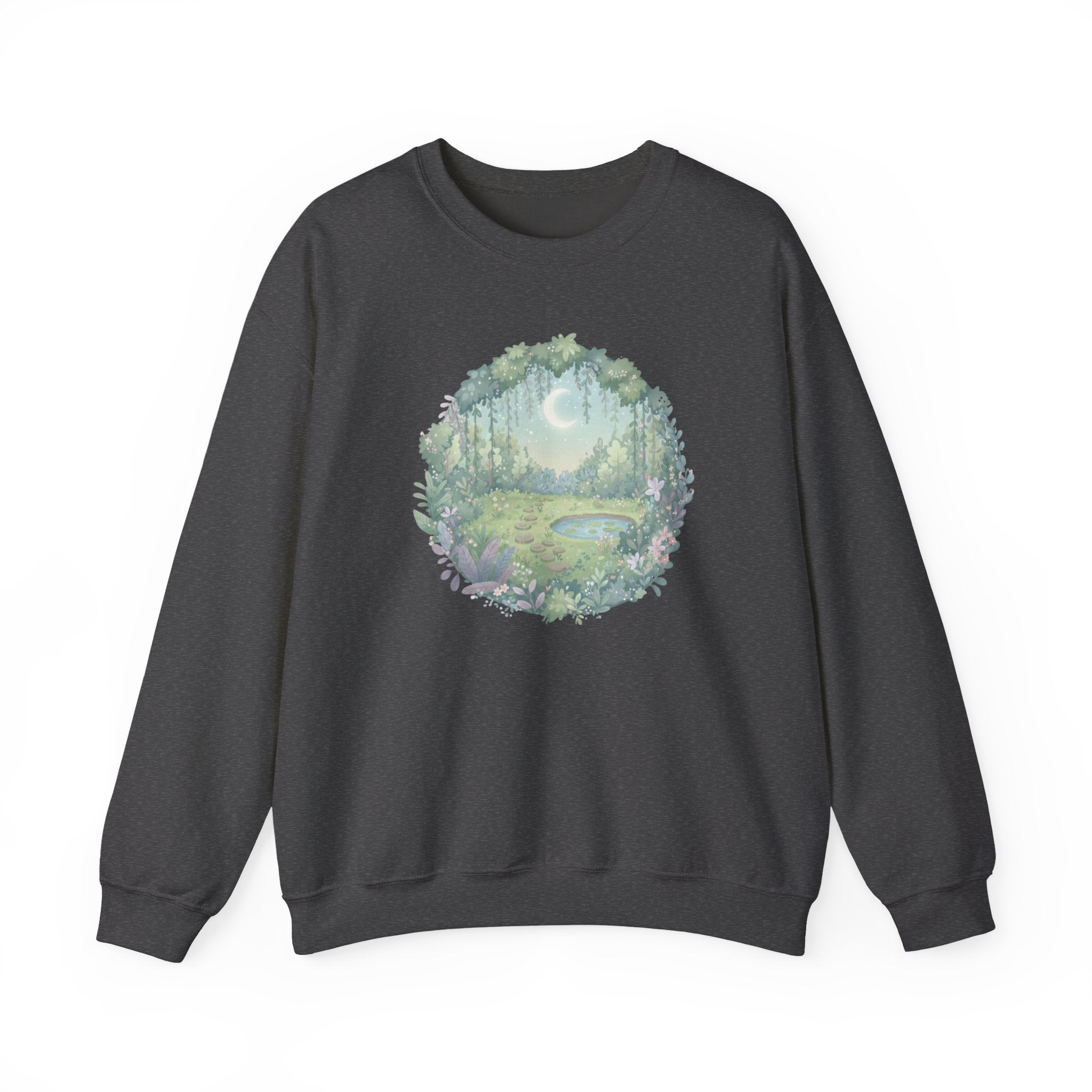 Moonlit Pond Crewneck Sweatshirt