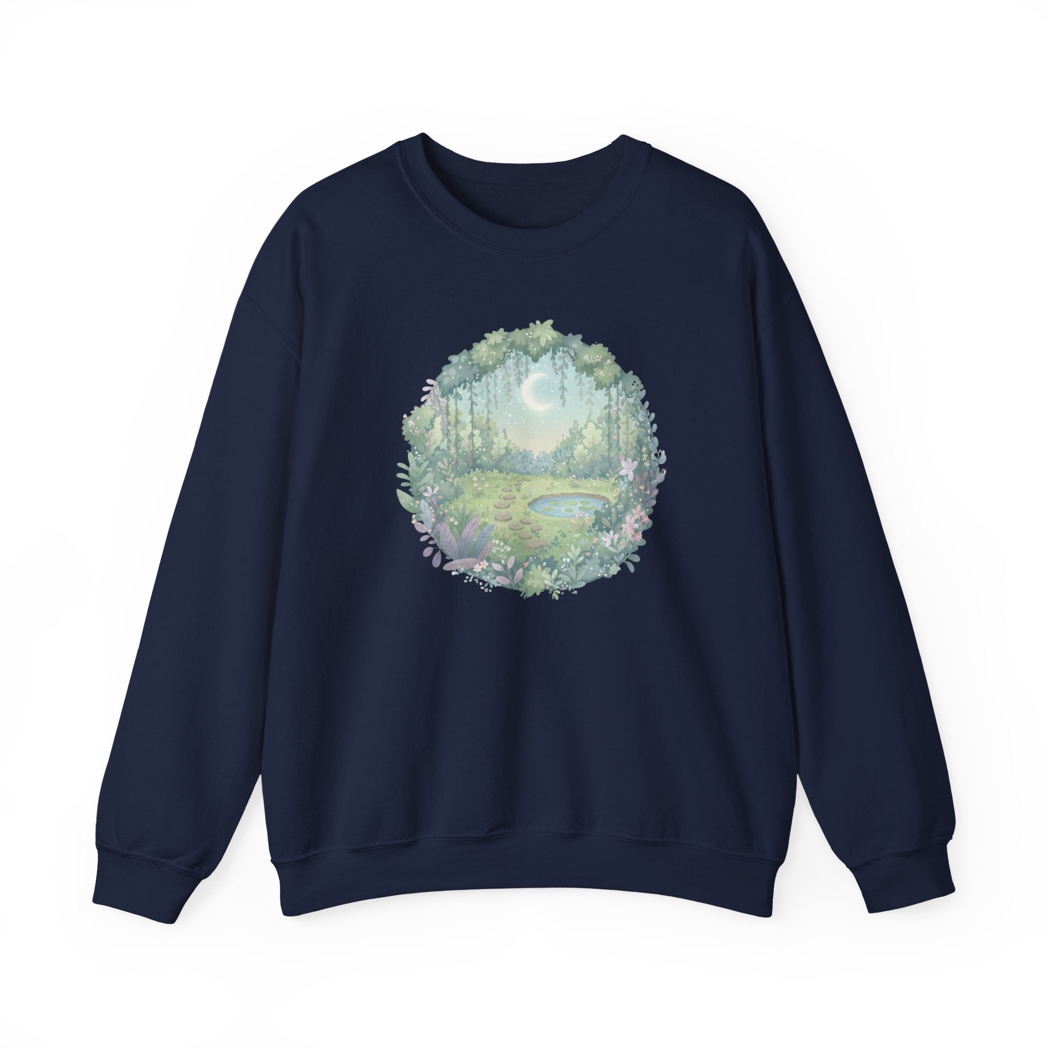 Moonlit Pond Crewneck Sweatshirt