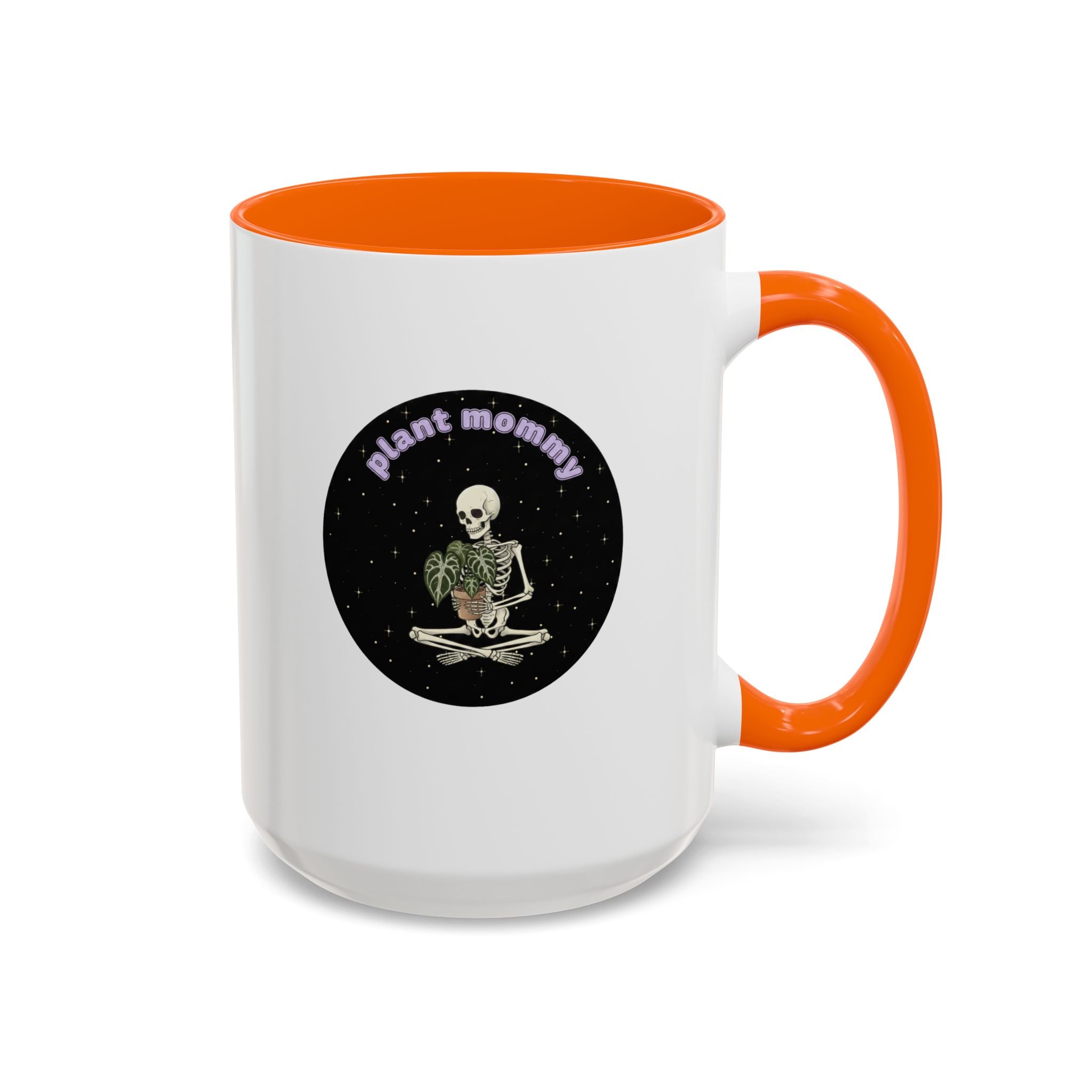 Plant Mommy Coffee Mug | Skeleton with Potted Plant (11/15oz)