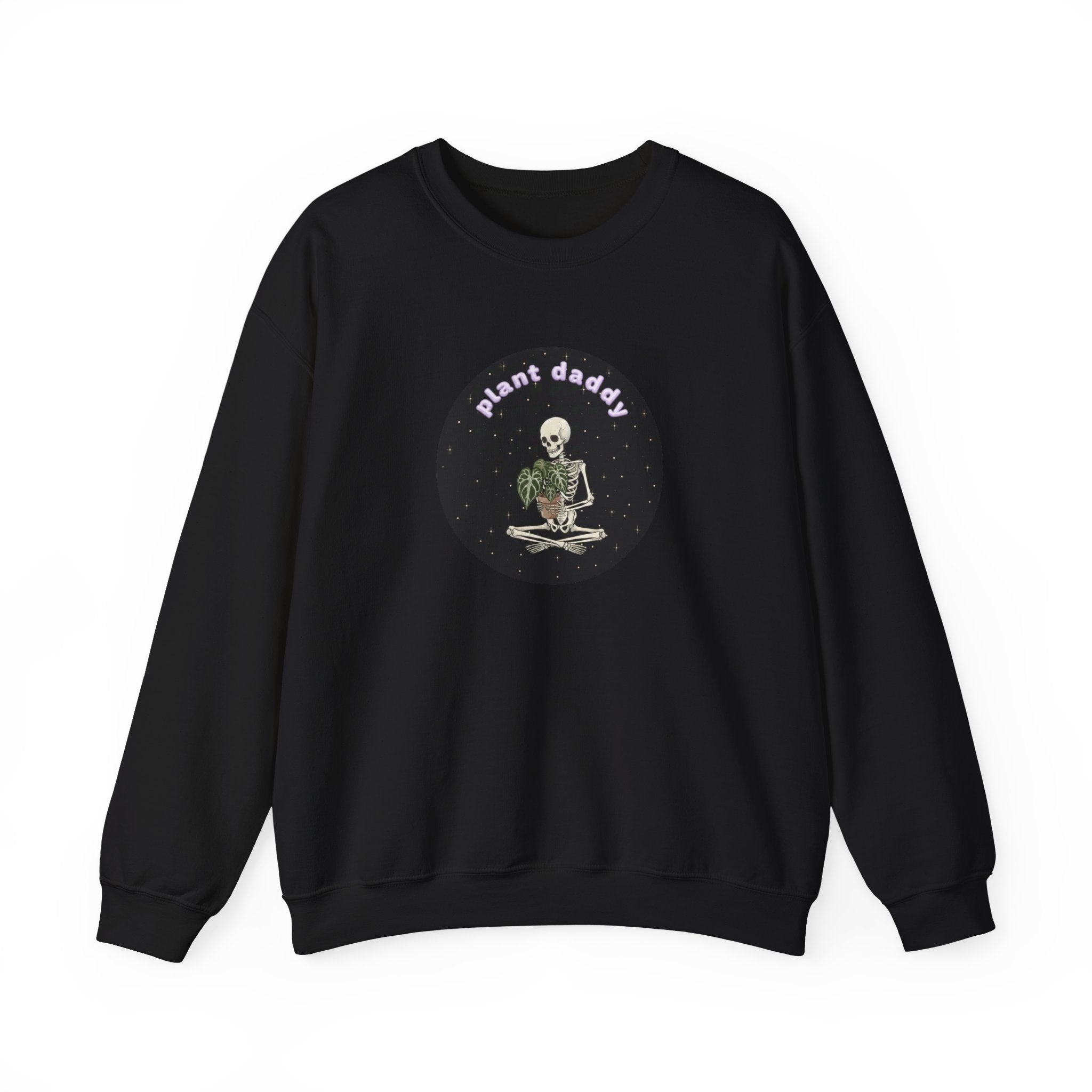 Plant Daddy Crewneck Sweatshirt | Retro Skeleton Plant Pullover