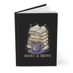 Books & Brews Hardcover Journal | Coffee Lover’s Reading Notebook