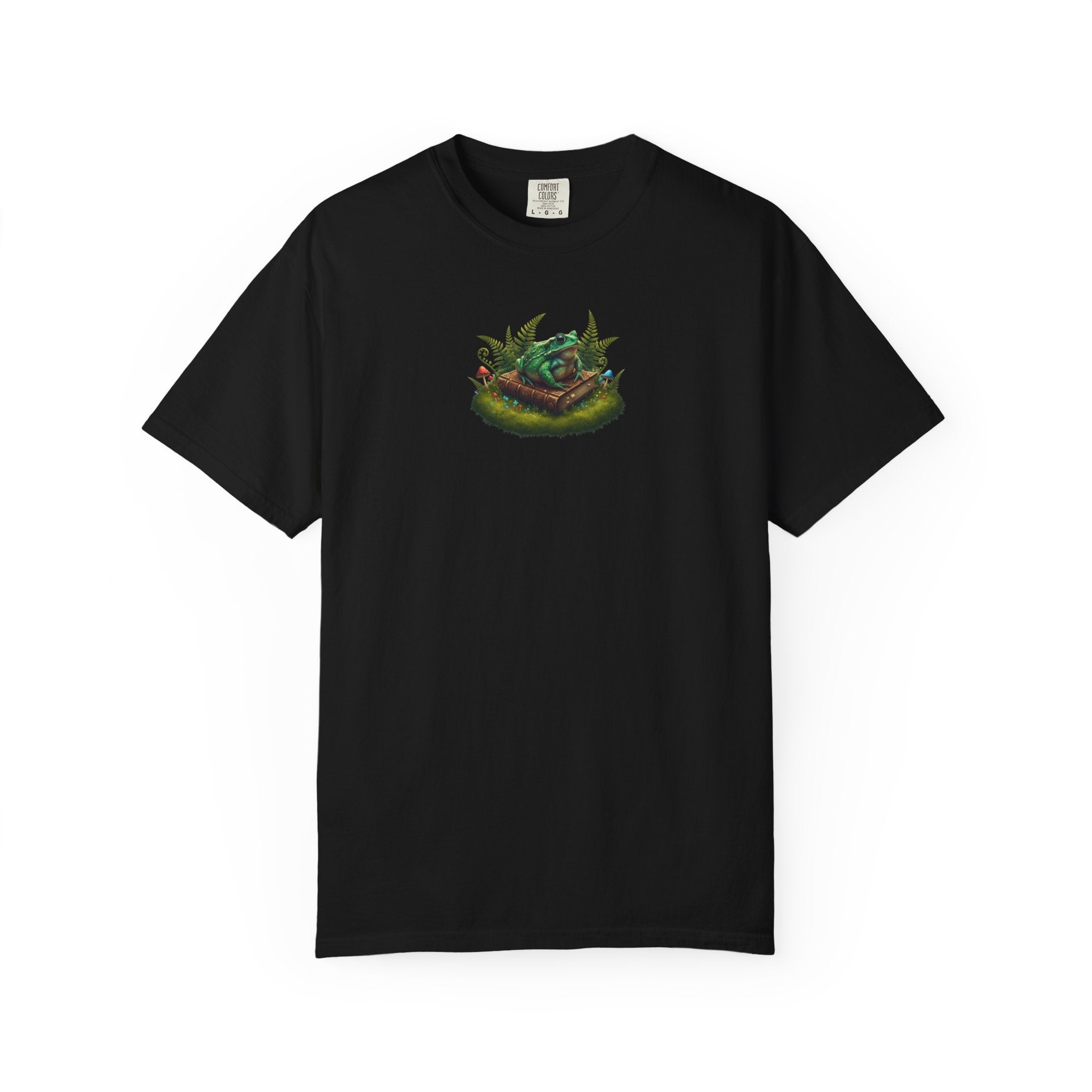 Mr. Toad's Book T-Shirt | Charming Toad Sitting on a Book