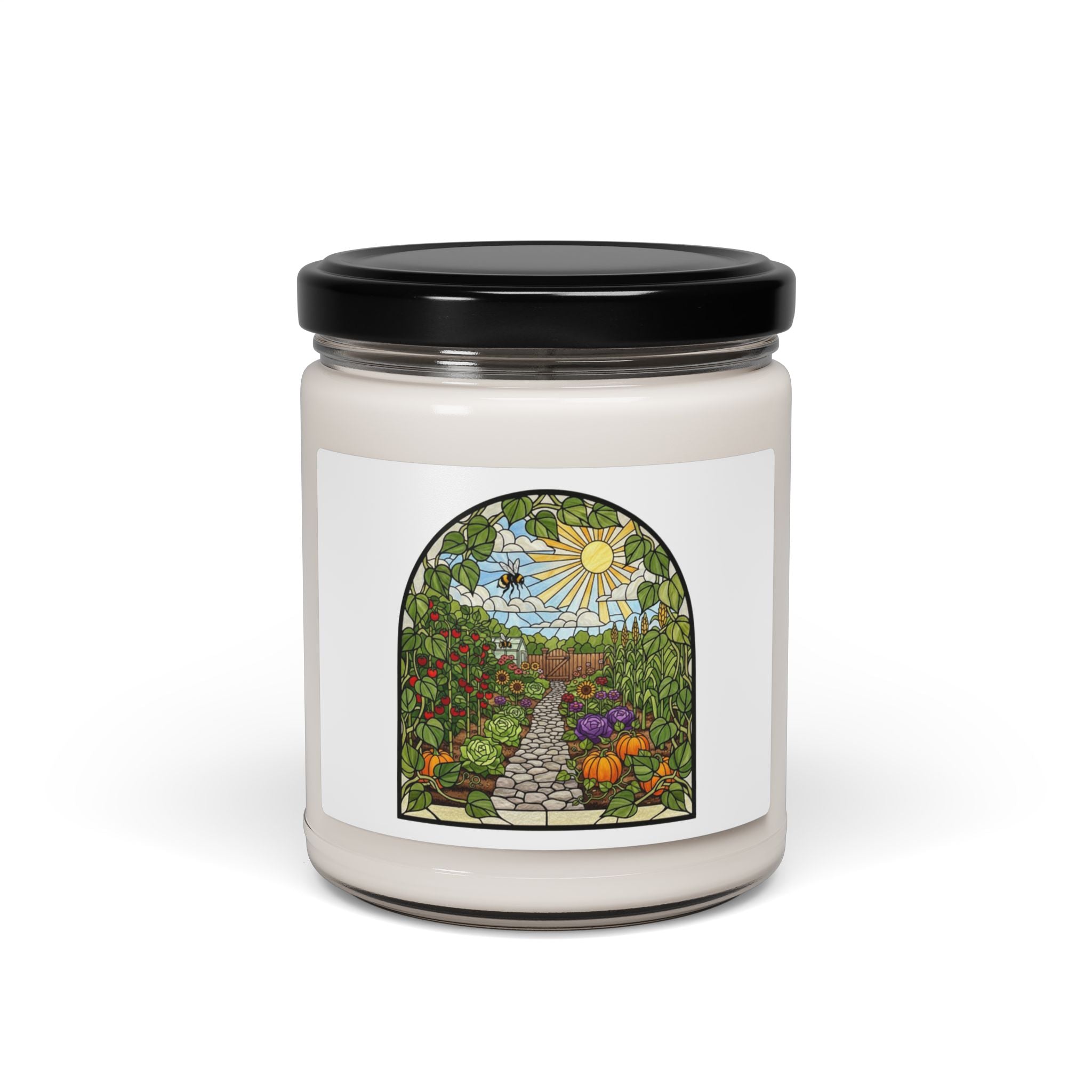 Garden Path Stained Glass Soy Candle 9oz
