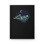Starry Night Skeleton Hardcover Journal