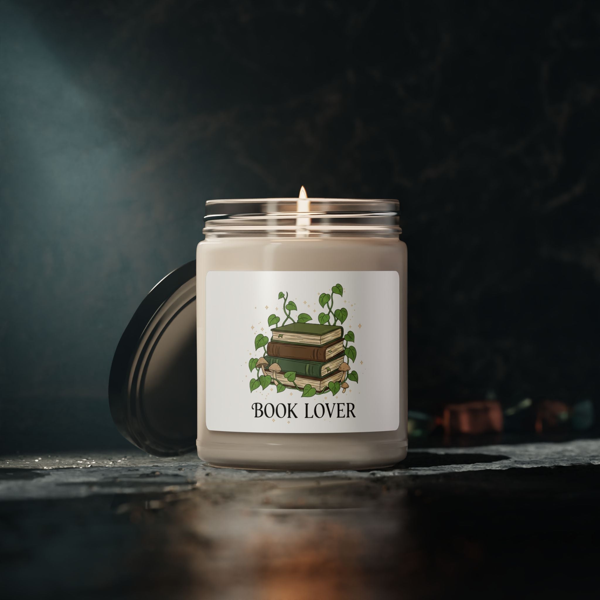 Book Lover Soy Candle | 9oz Scented Jar Candle for Readers