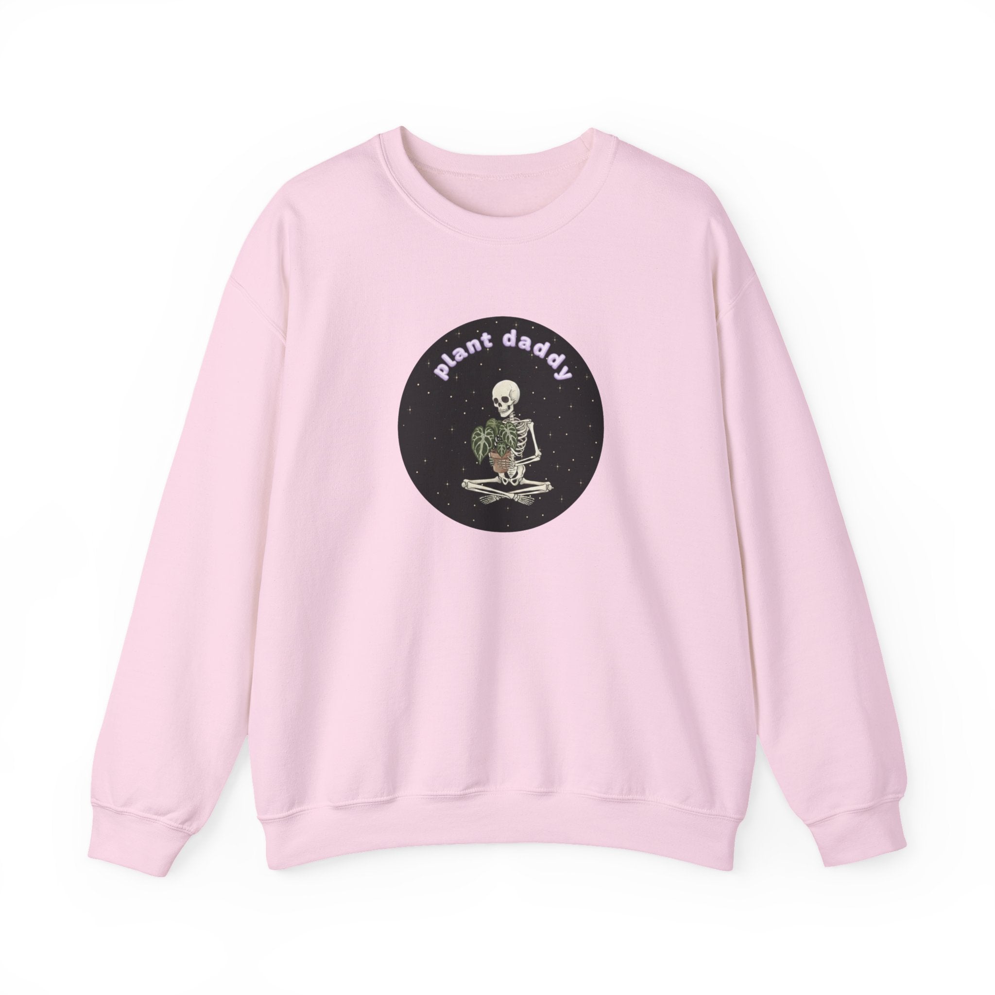 Plant Daddy Crewneck Sweatshirt | Retro Skeleton Plant Pullover