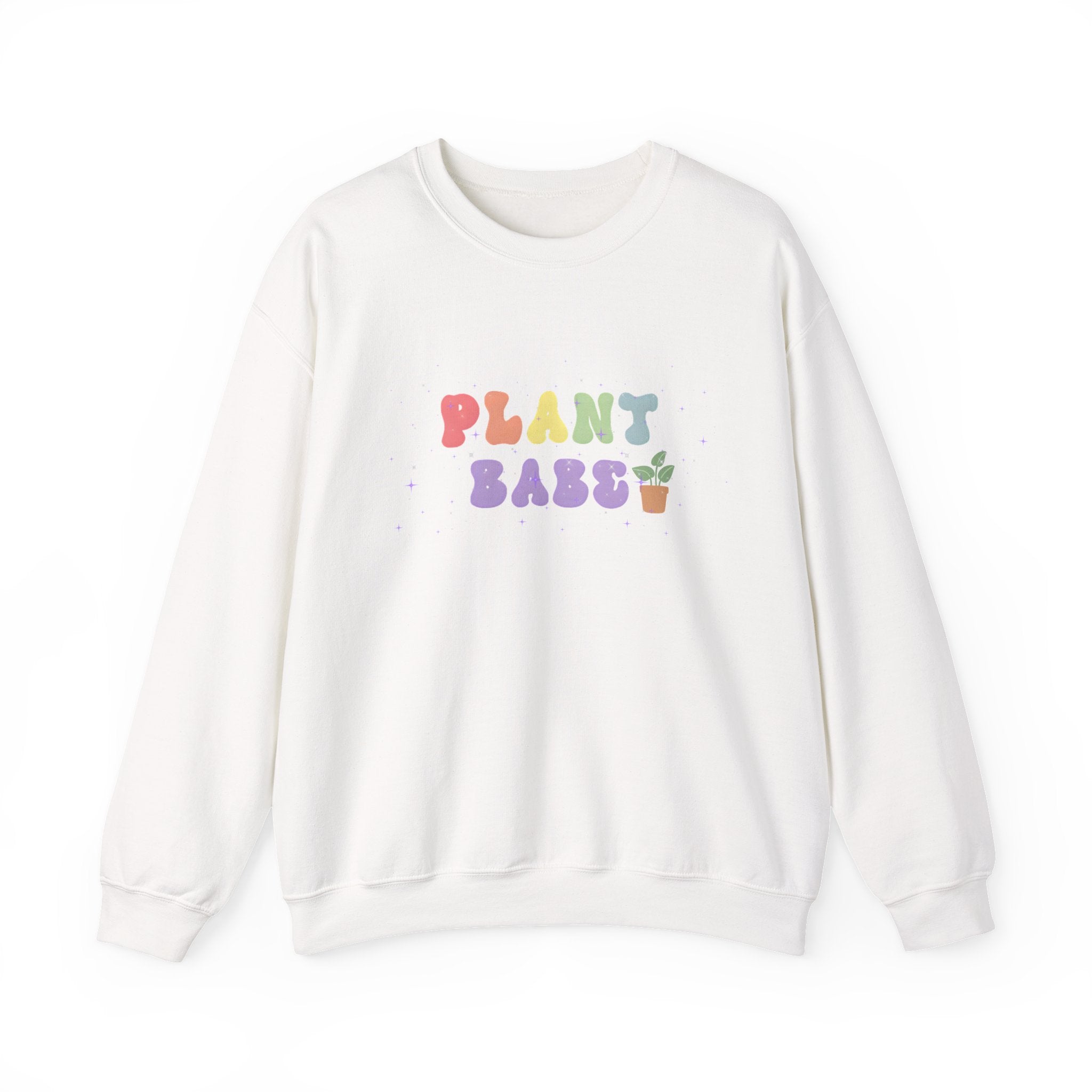 Plant Babe Crewneck Sweatshirt | Cute Pastel Plant Lover Pullover