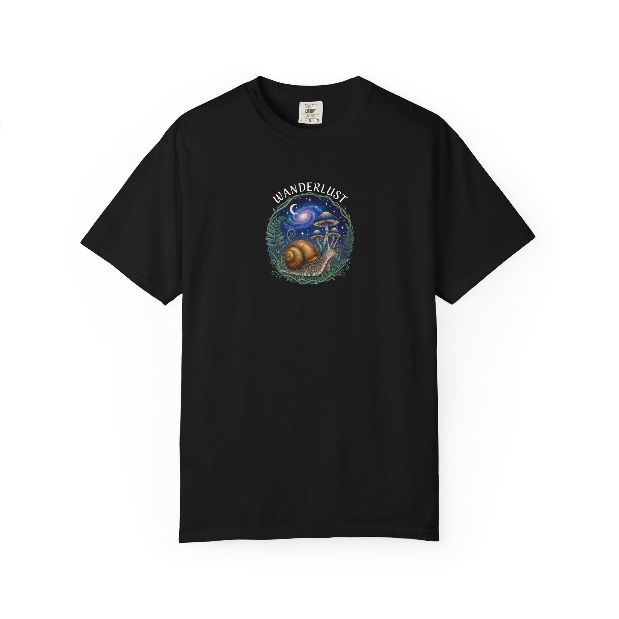 Snail Wanderlust T-Shirt | Cosmic Snail Graphic Tee