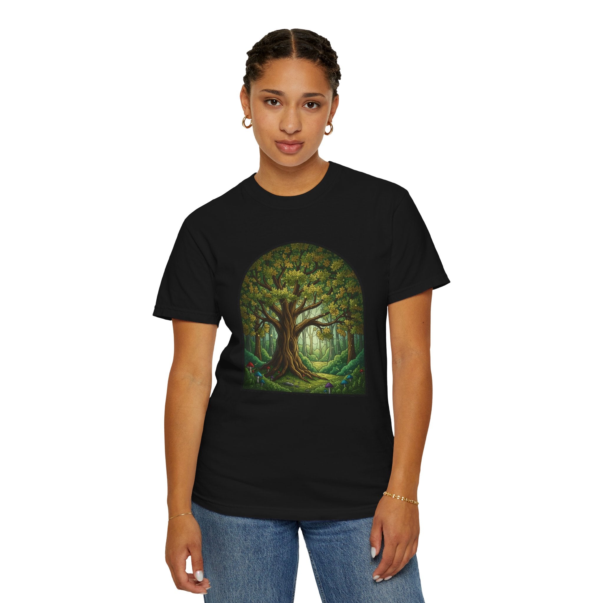 Enchanted Forest Tree Sweatshirt | Mystical Woodland T-Shirt