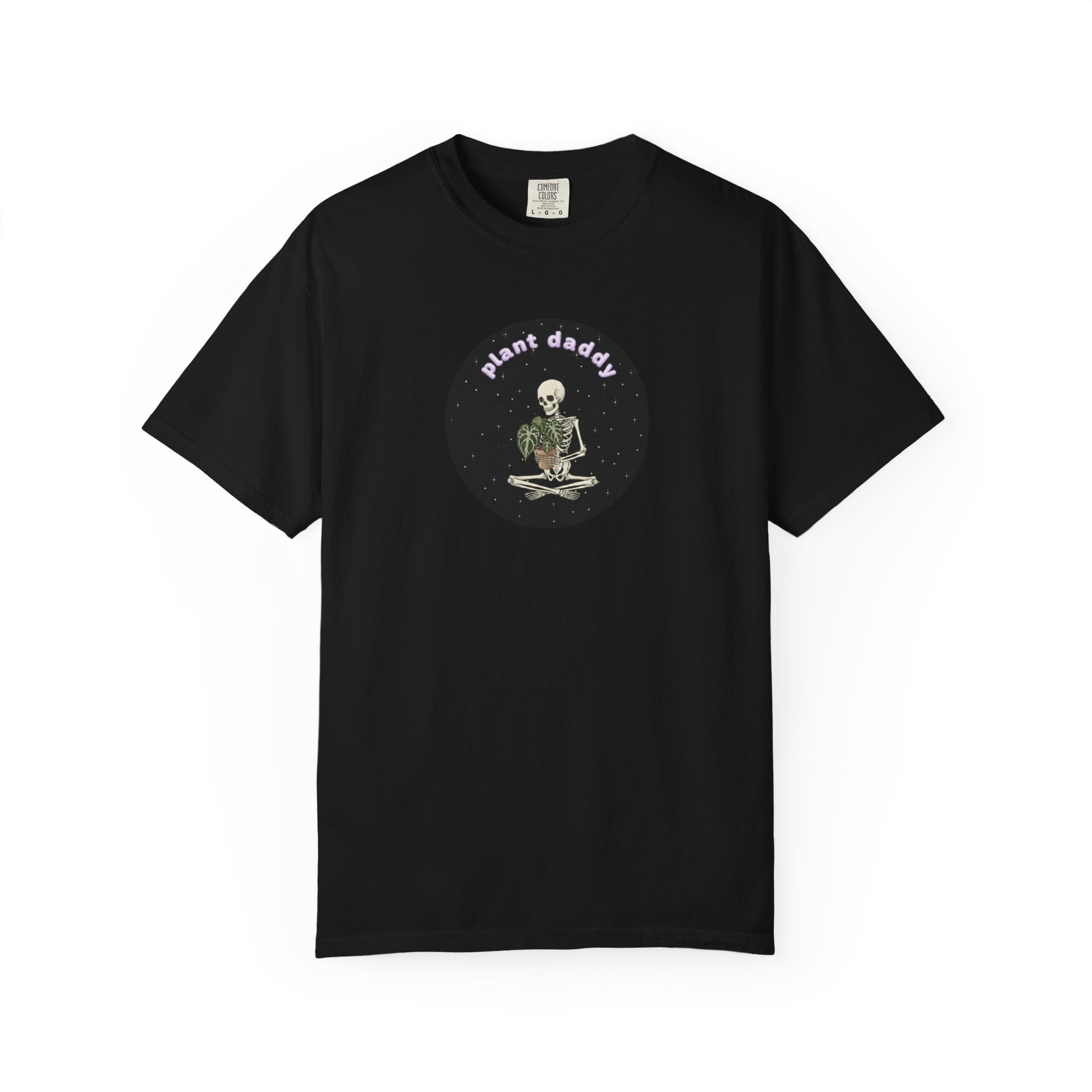 Plant Daddy T-Shirt | Skeleton Holding Plant Tee