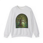 Enchanted Forest Tree Sweatshirt | Mystical Woodland Crewneck