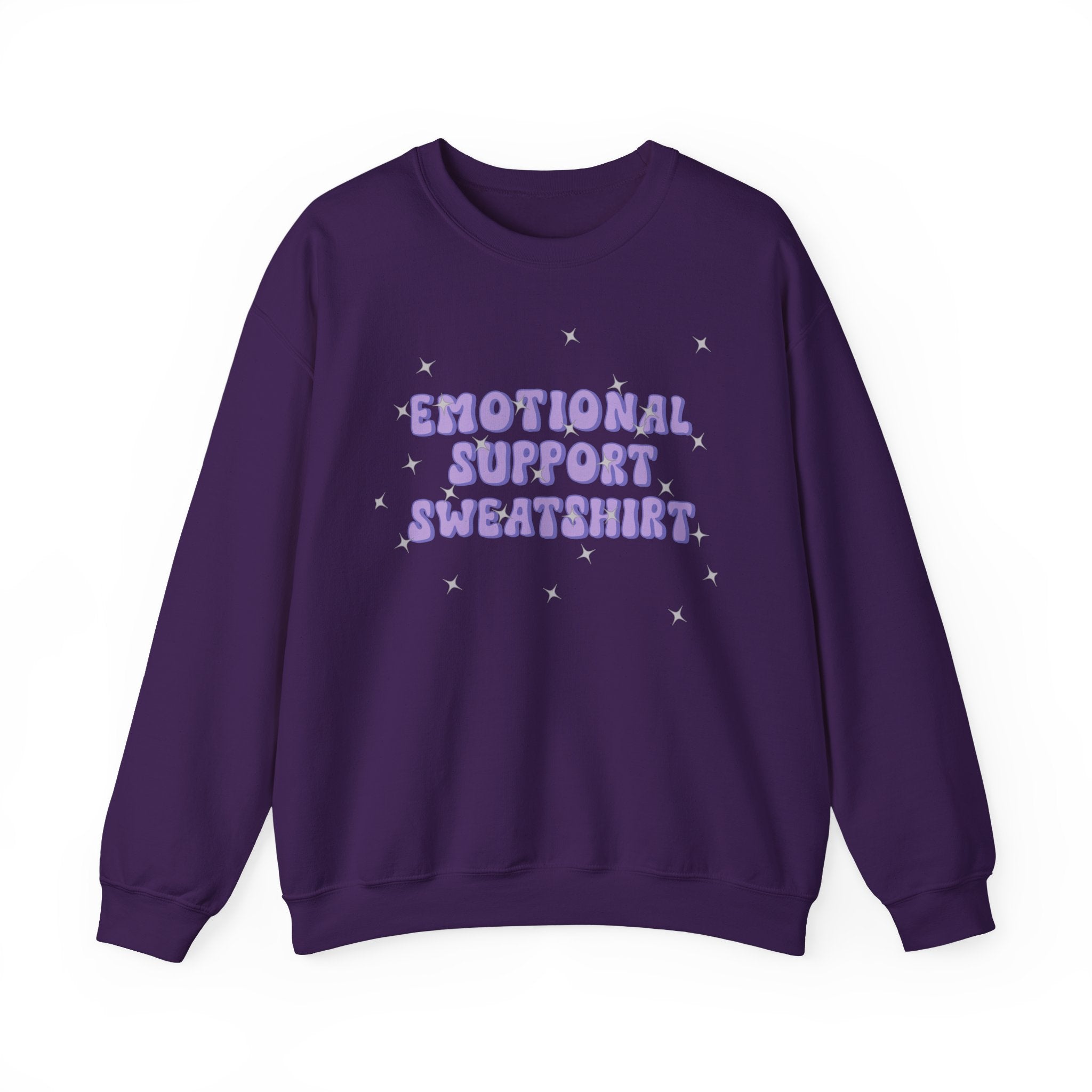 Emotional Support Sweatshirt | Cozy Crewneck Pullover for Comfort & Self-Care